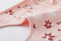 Vauva x Moomin FW23 - Baby Girls Moomin All Over Print Ruffle Cotton Bib (Pink) product image 4