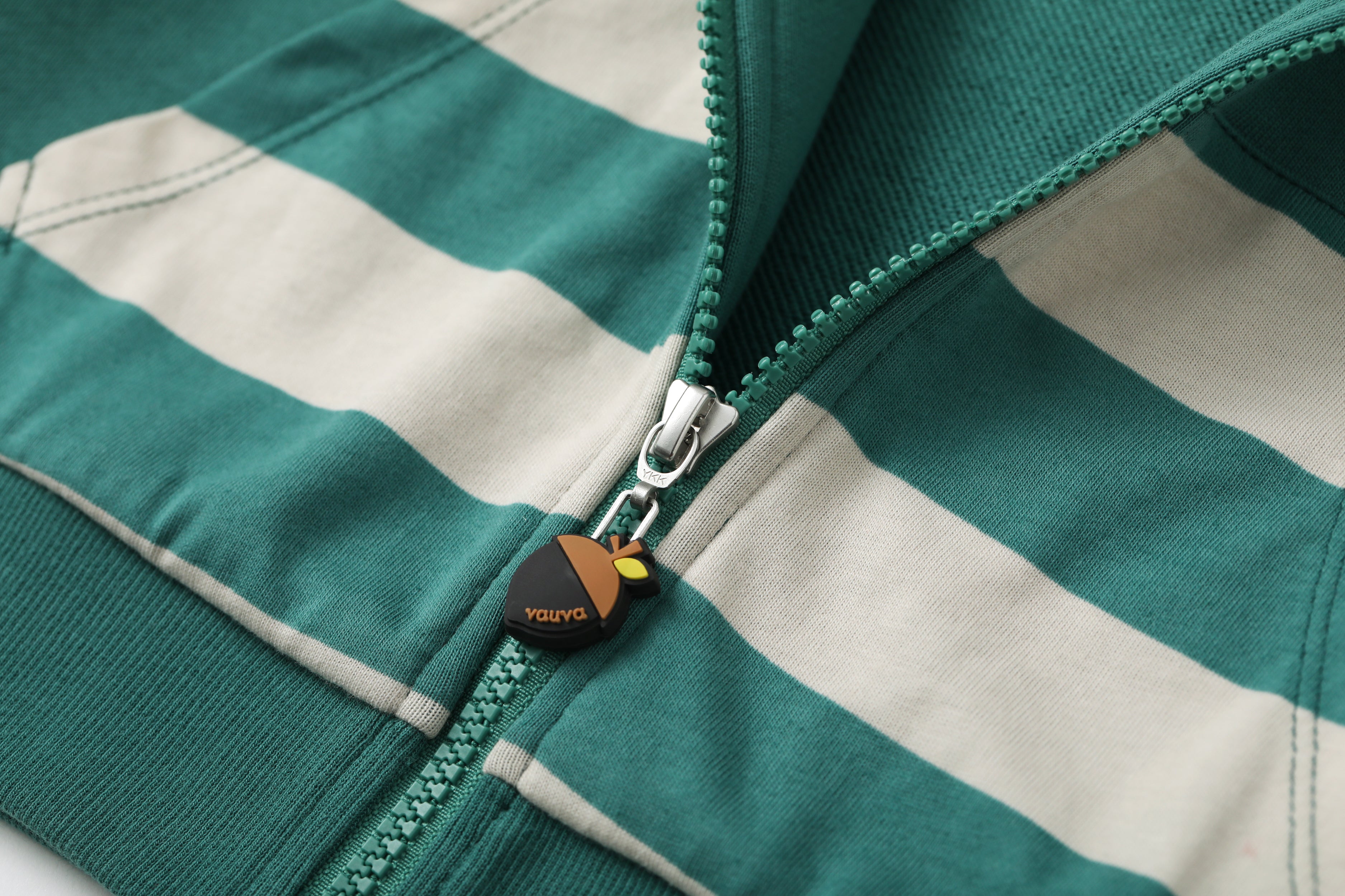 Bear-Embroidered Hooded Jacket