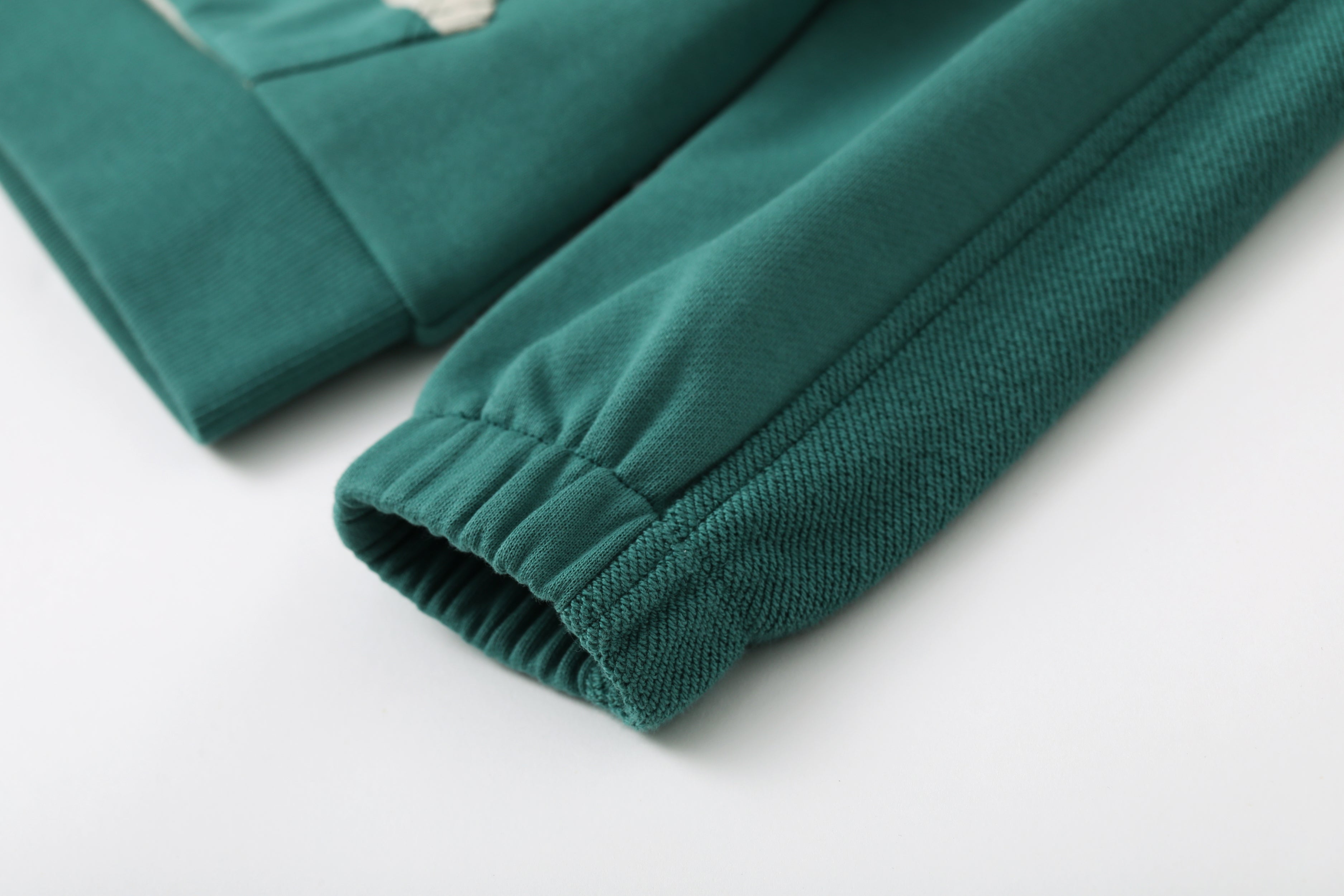 Bear-Embroidered Hooded Jacket