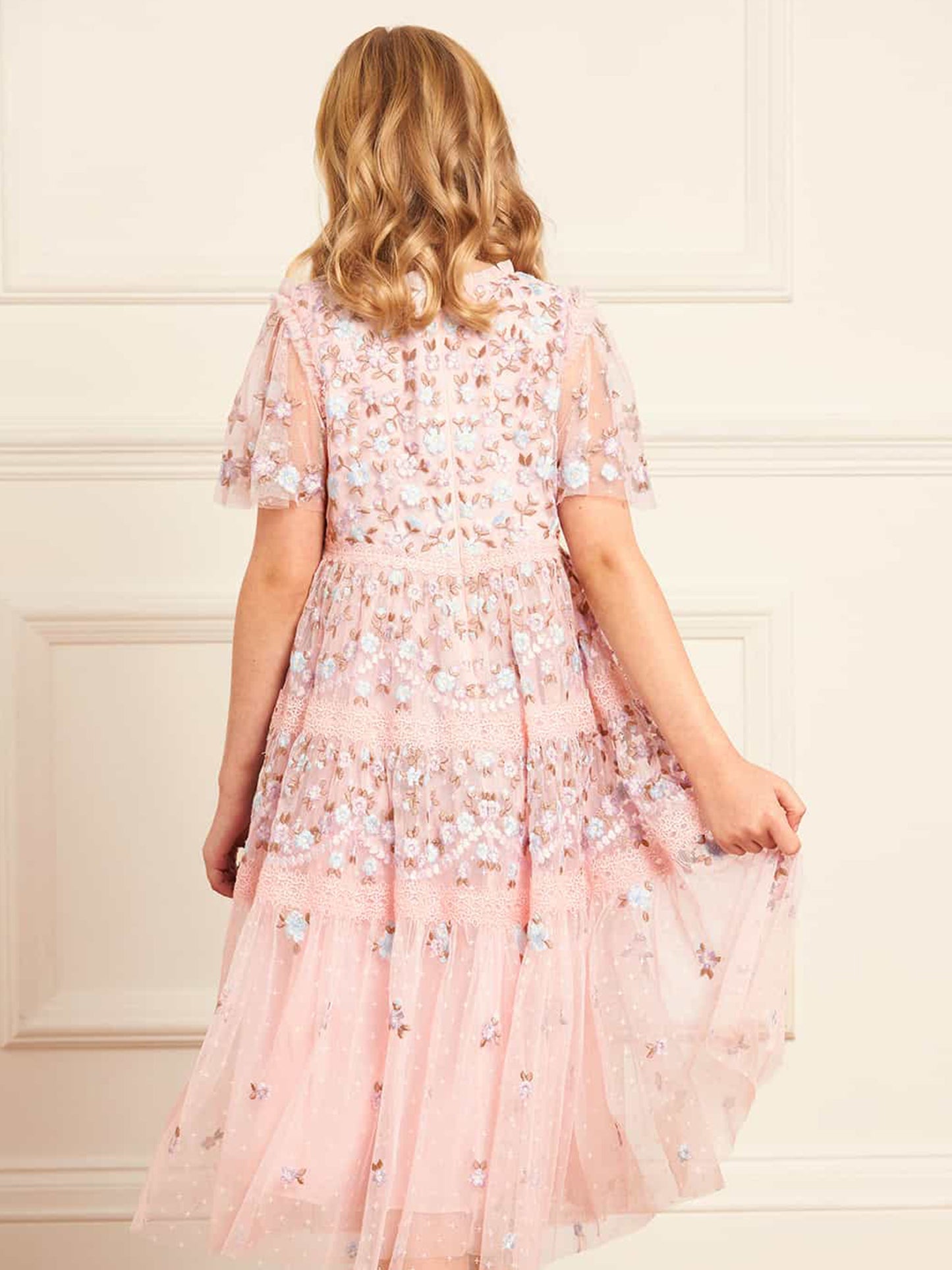 Garland Ribbon Kid Dress