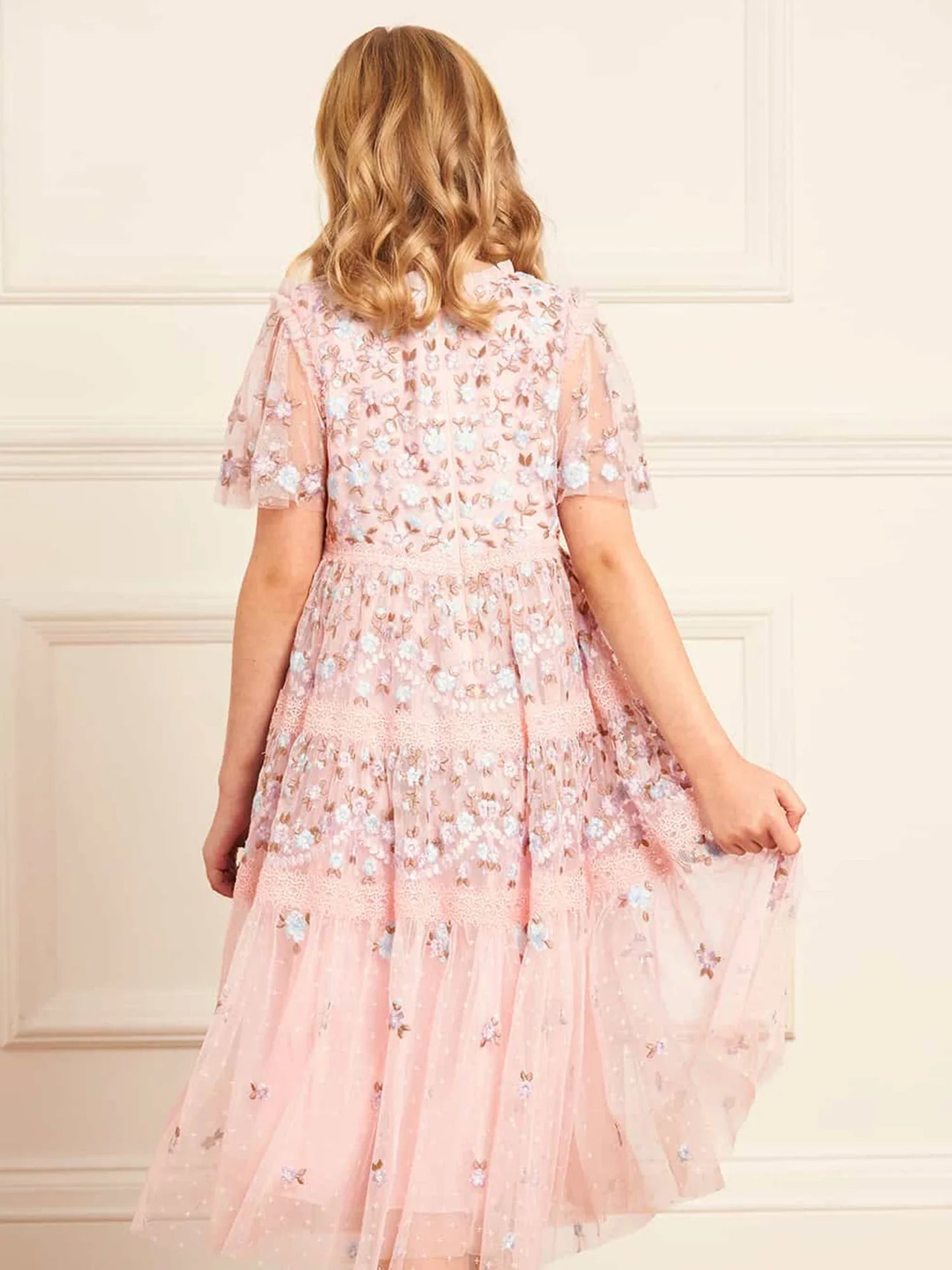 Garland Ribbon Kid Dress