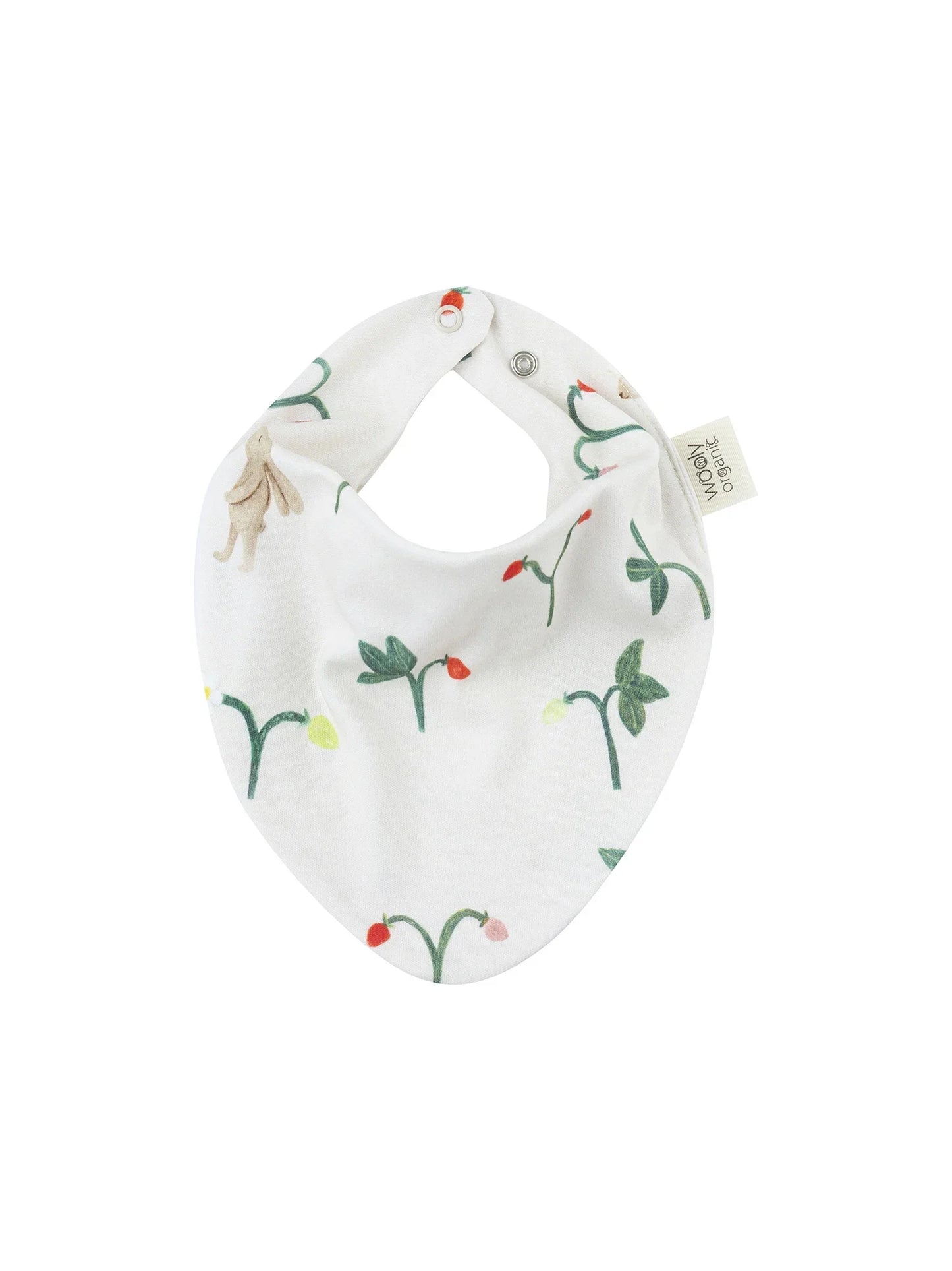 Strawberry Print Bib