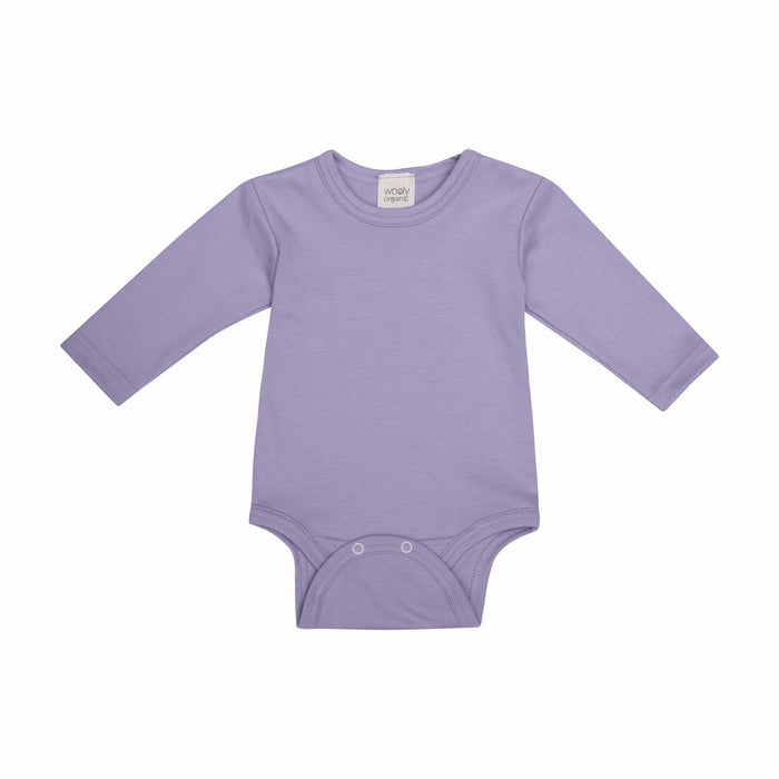 Wooly Organic - Long Sleeve Bodysuit (Purple) 80 (10-12 months)