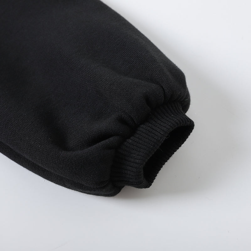 Vauva FW23 - Girls Organic Cotton Long Sweatshirt (Black) - My Little Korner
