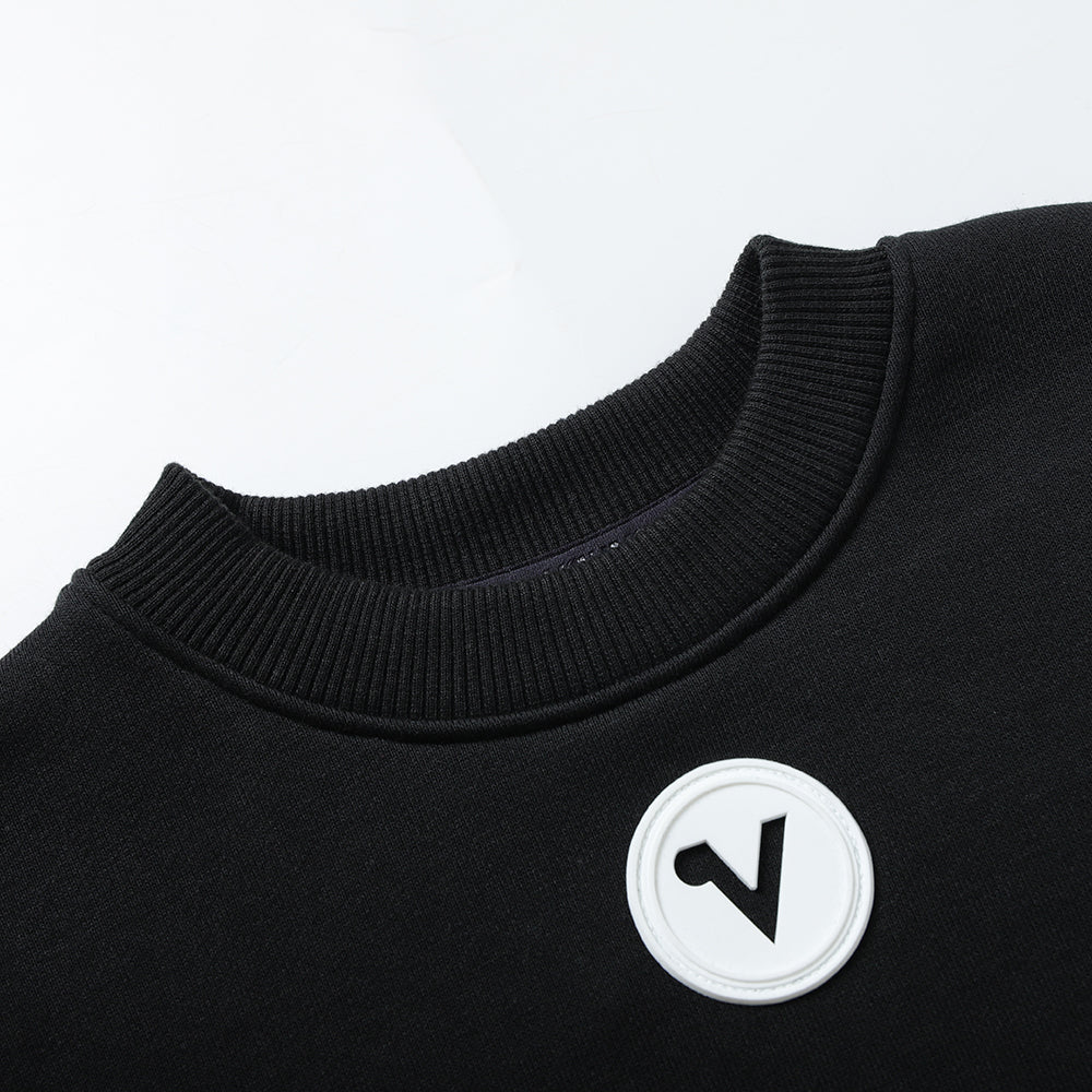 Vauva FW23 - Boys Simple Color Block Sweatshirt (Black)