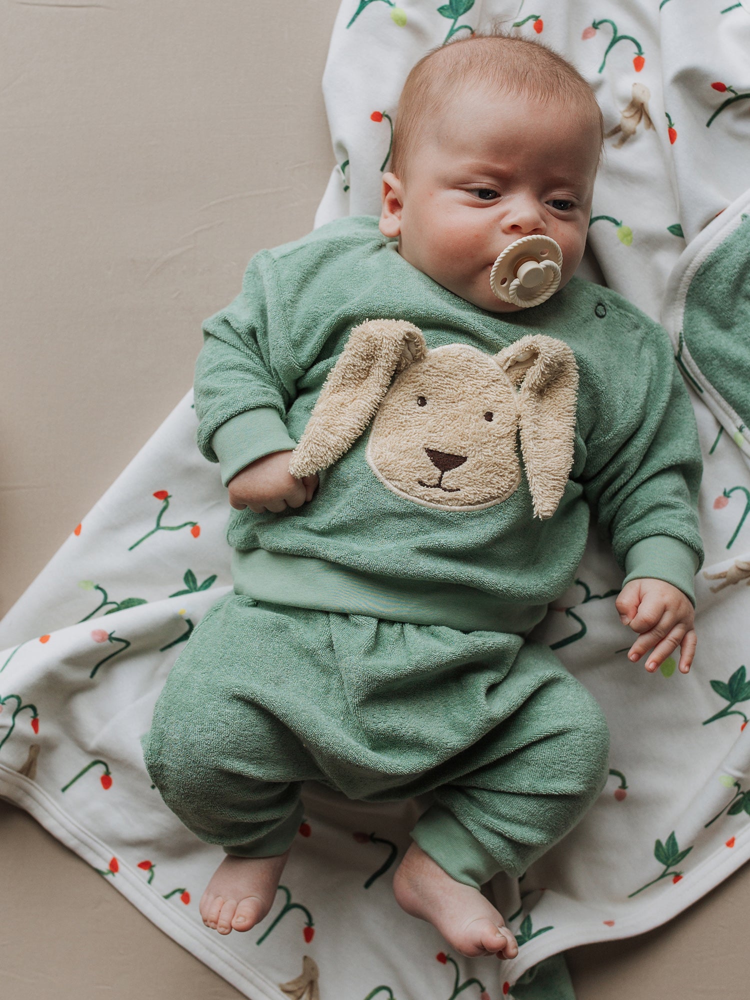 Terry Sweater With Bunny
