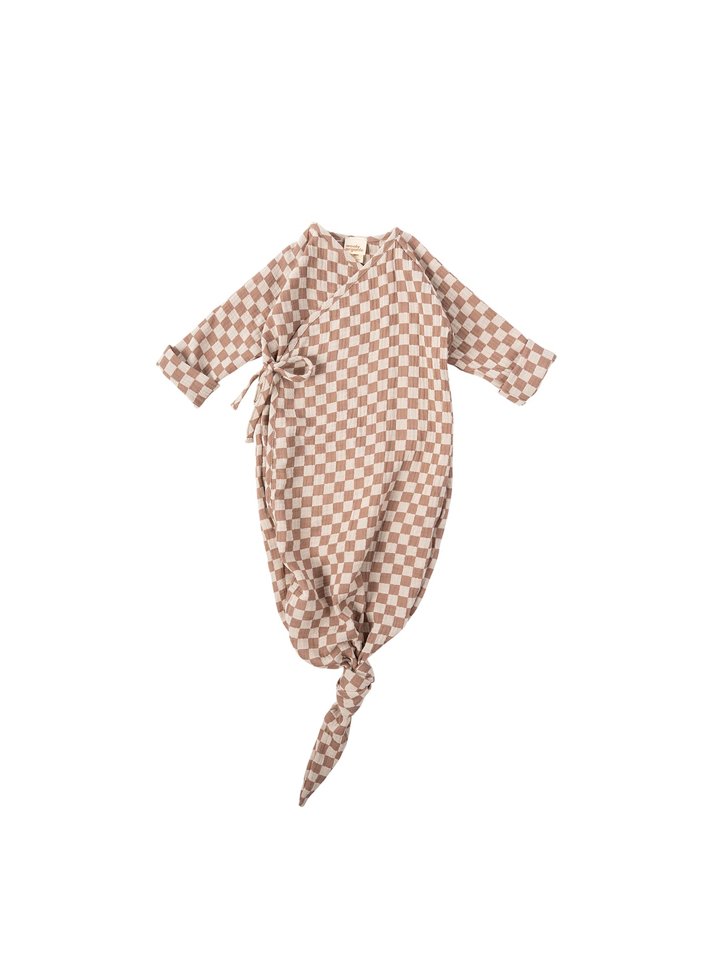 Muslin Knotted Kimono Gown (GOTS)