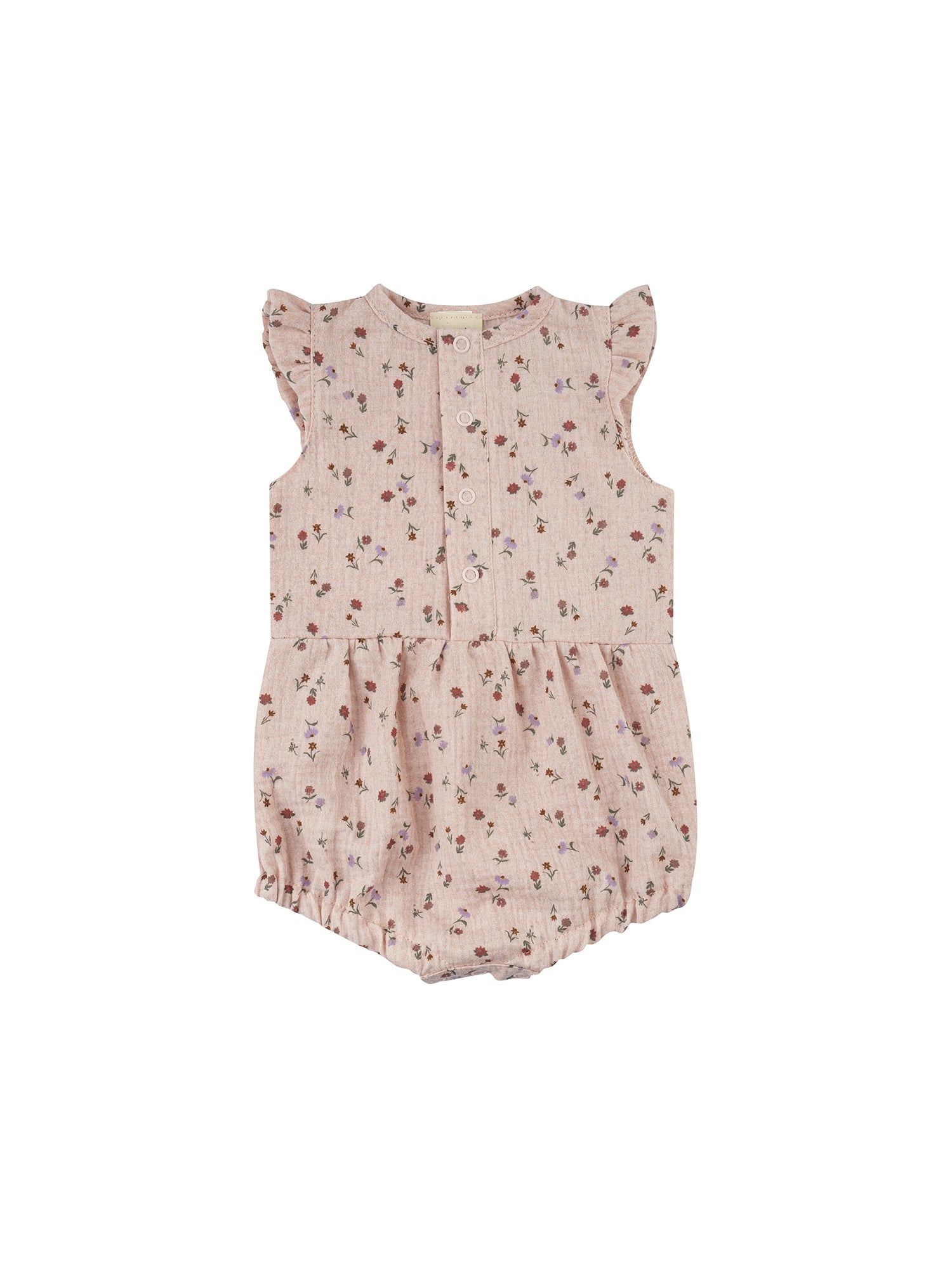 Muslin Romper With Wings