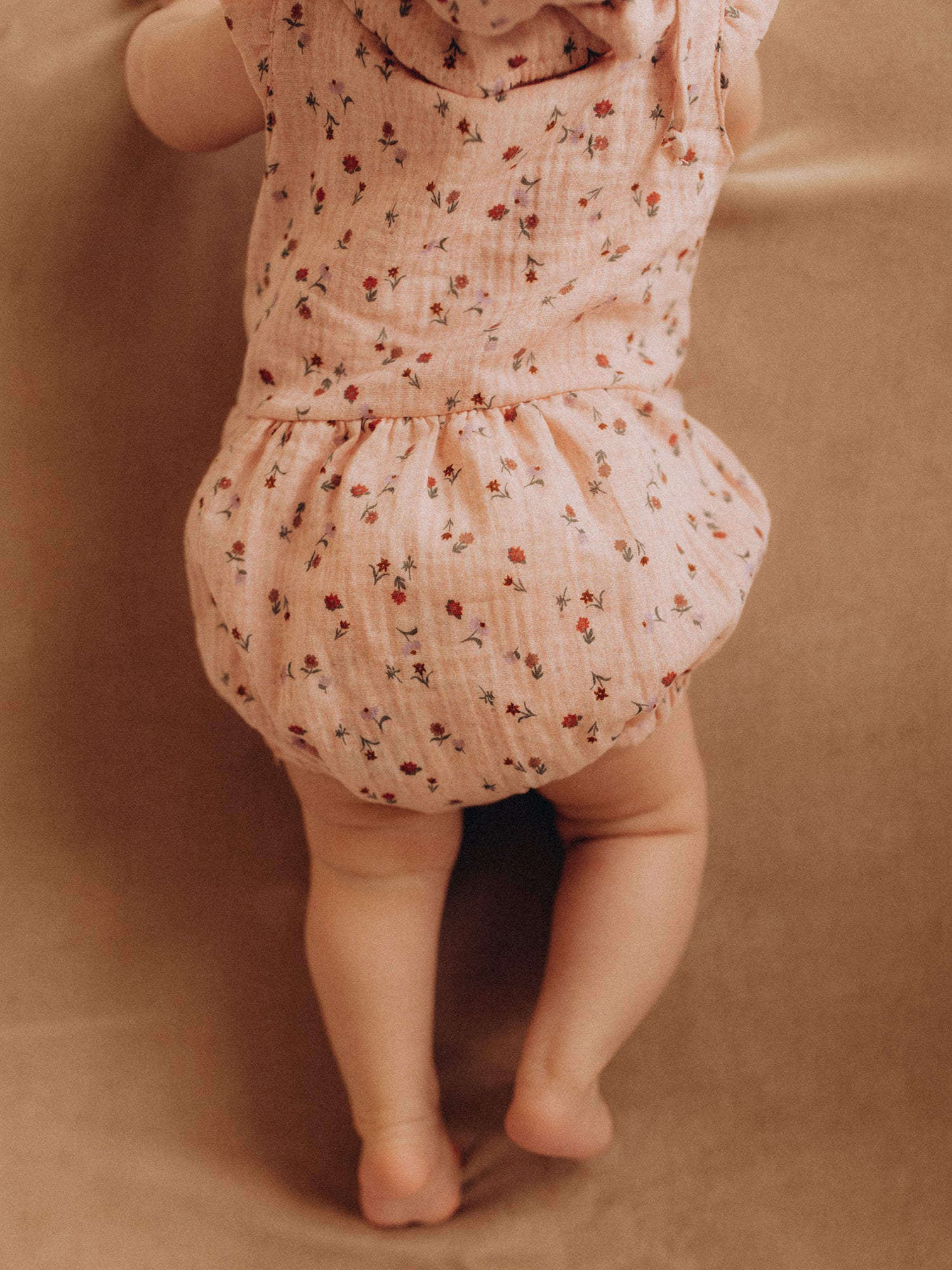 Muslin Romper With Wings