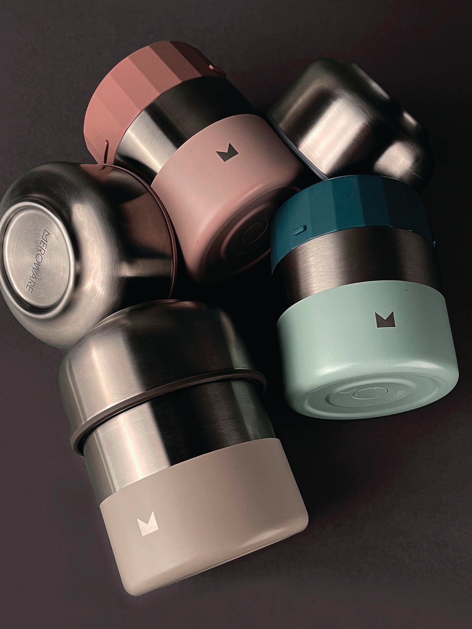 Lily Thermal Food Jar- Dusty Rose + Blush