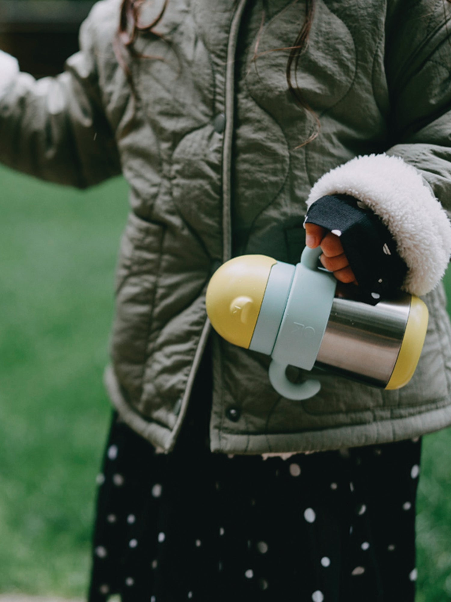 Matt Thermal Straw Bottle - Lemon + Mojito