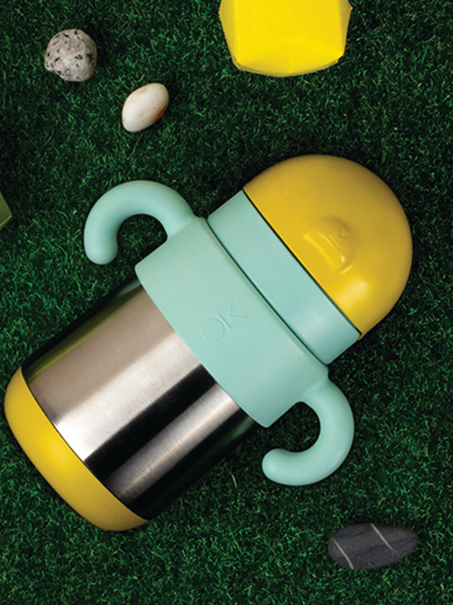 Matt Thermal Straw Bottle - Lemon + Mojito