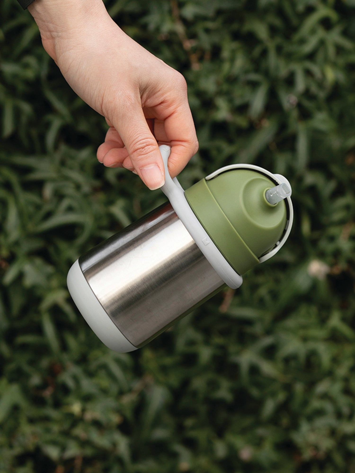 Matt Thermal Straw Bottle - Elephant + Army