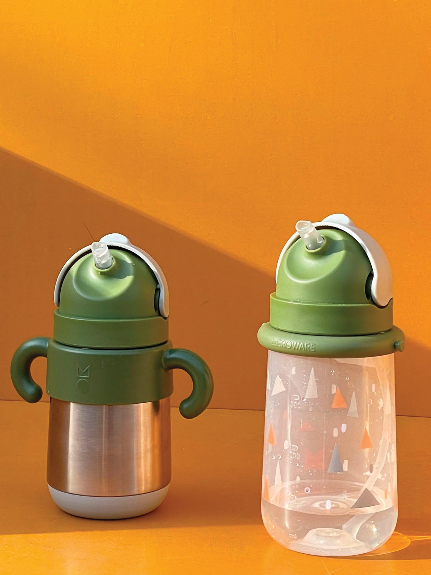 Matt Thermal Straw Bottle - Elephant + Army