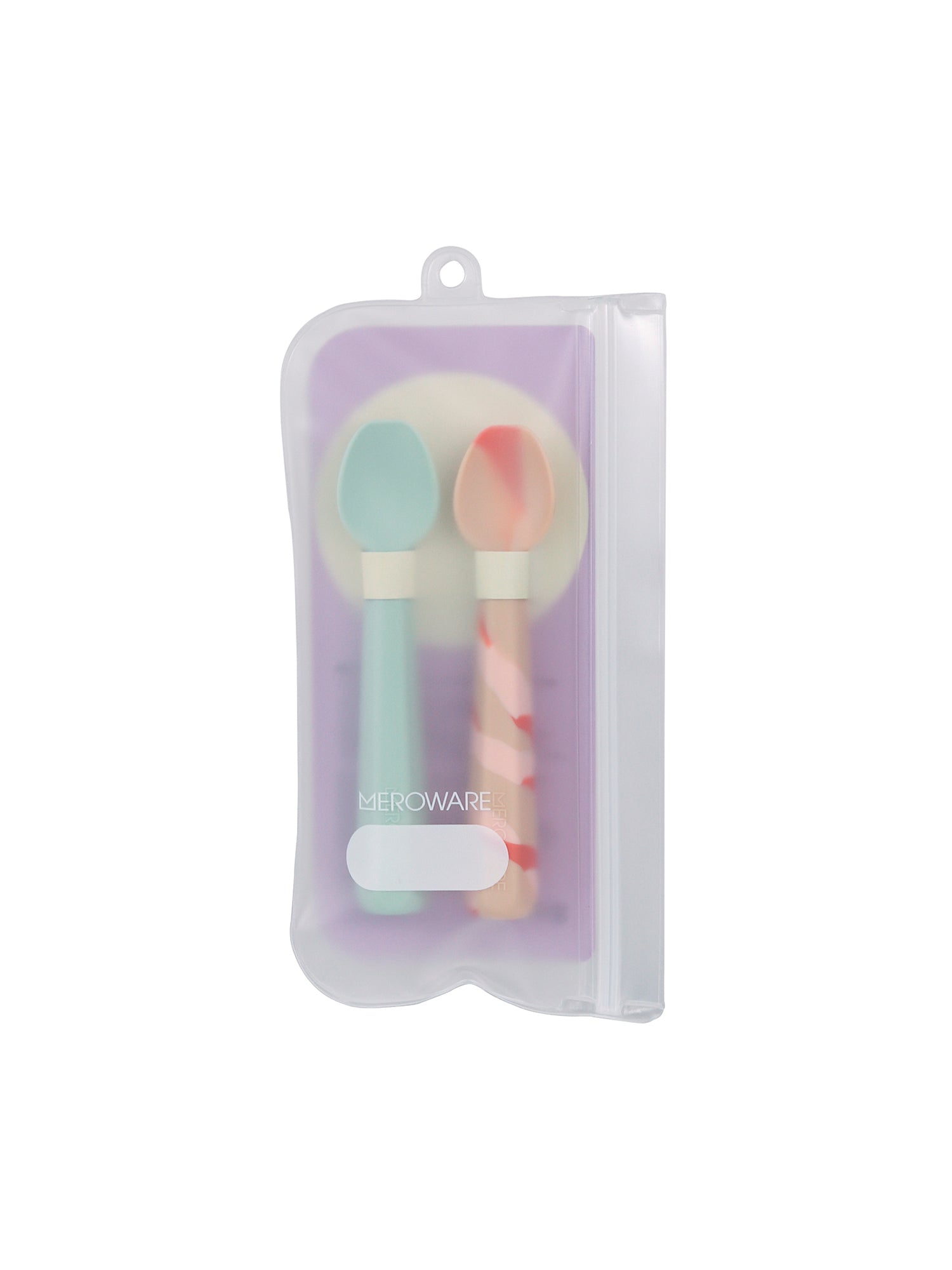 Gary Soft Spoon Set- Mojito + Milk Tea Swirl