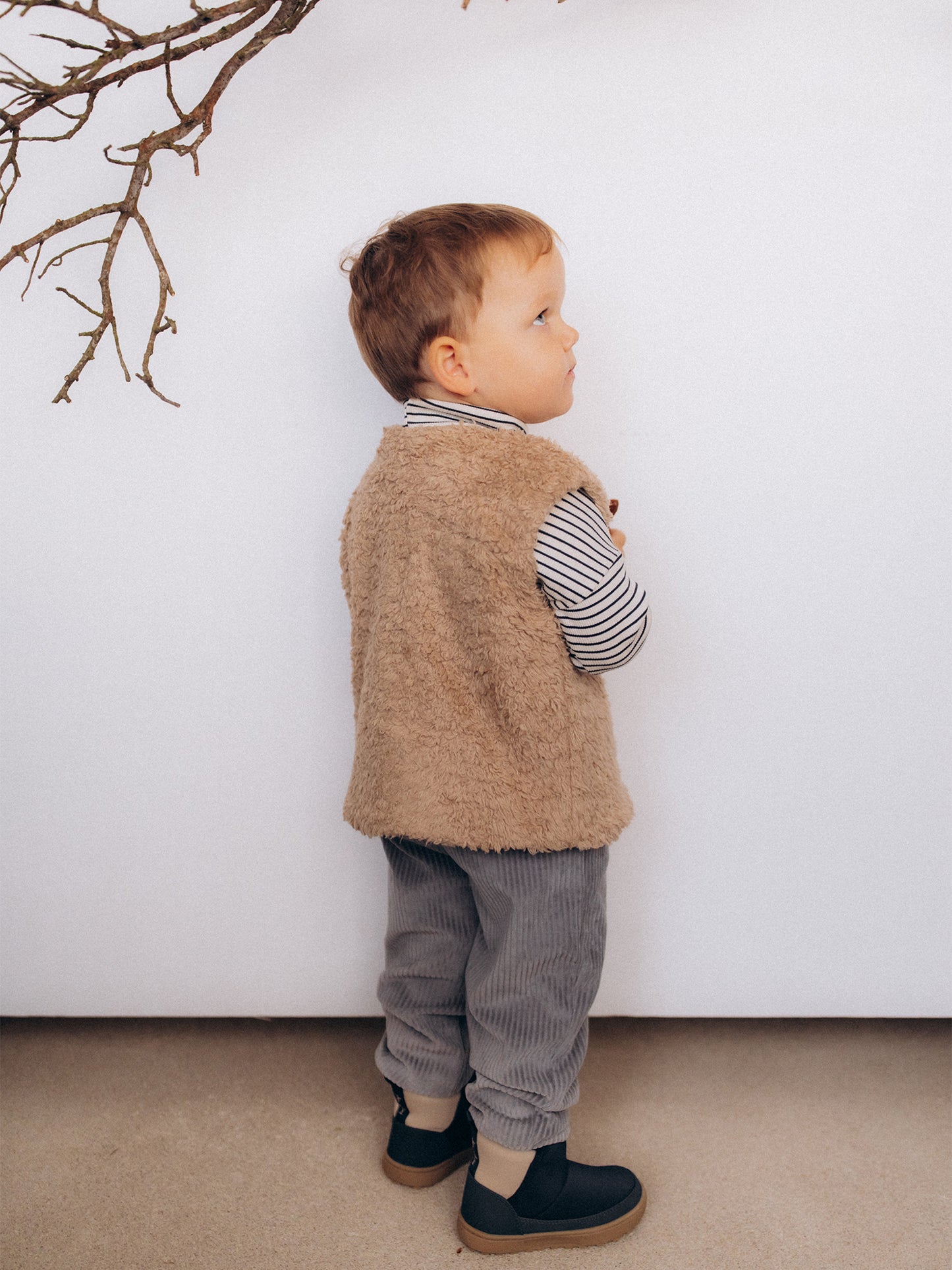 Oversized Plush Vest (GOTS)