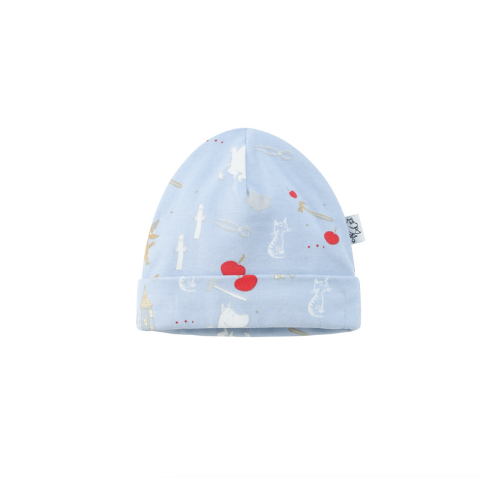 Vauva x Moomin FW23 - Baby Boys Moomin Print Cotton Hat (Folk Blue)