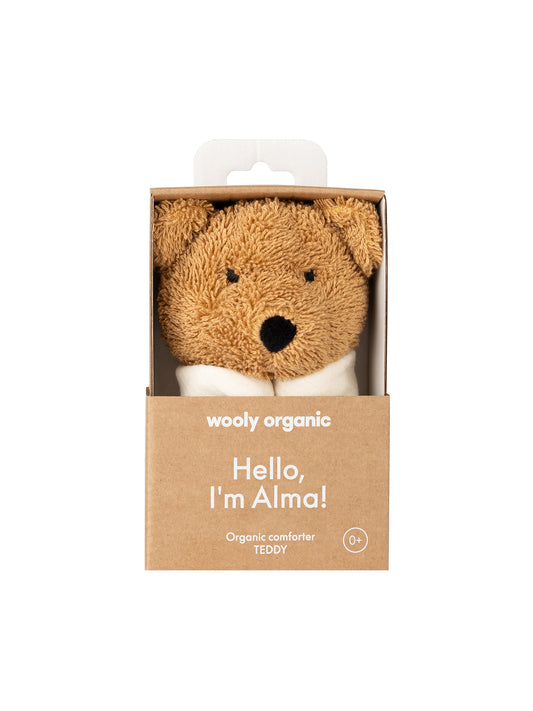 Muslin Comforter With Soft Toy Teddy