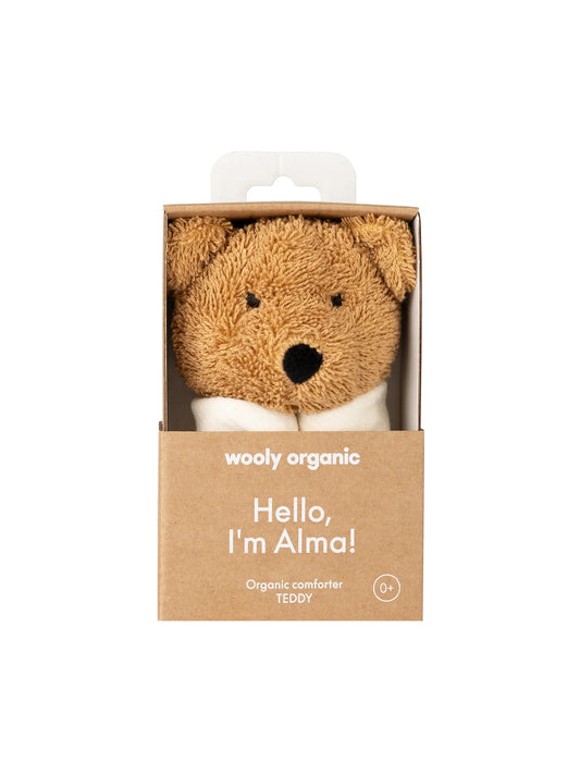 Muslin Comforter With Soft Toy Teddy