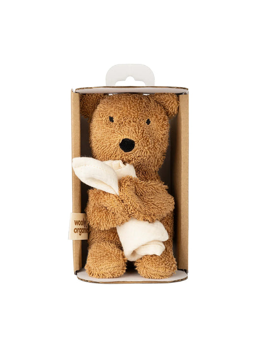 Muslin Comforter With Soft Toy - Teddy