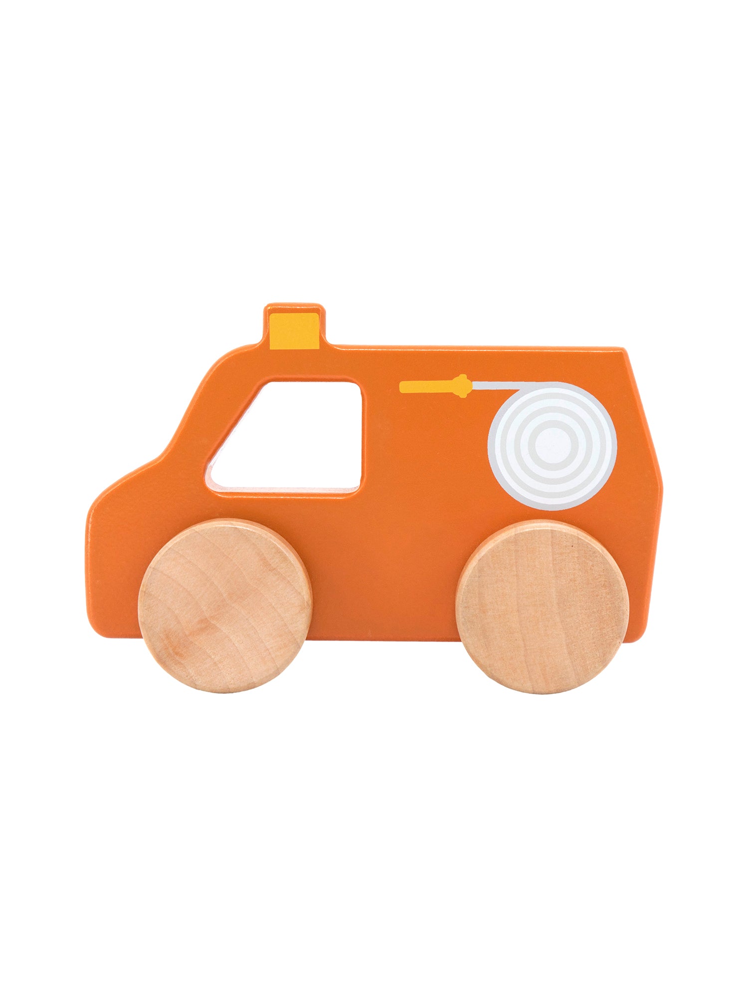 Wooden Fire Truck Toy