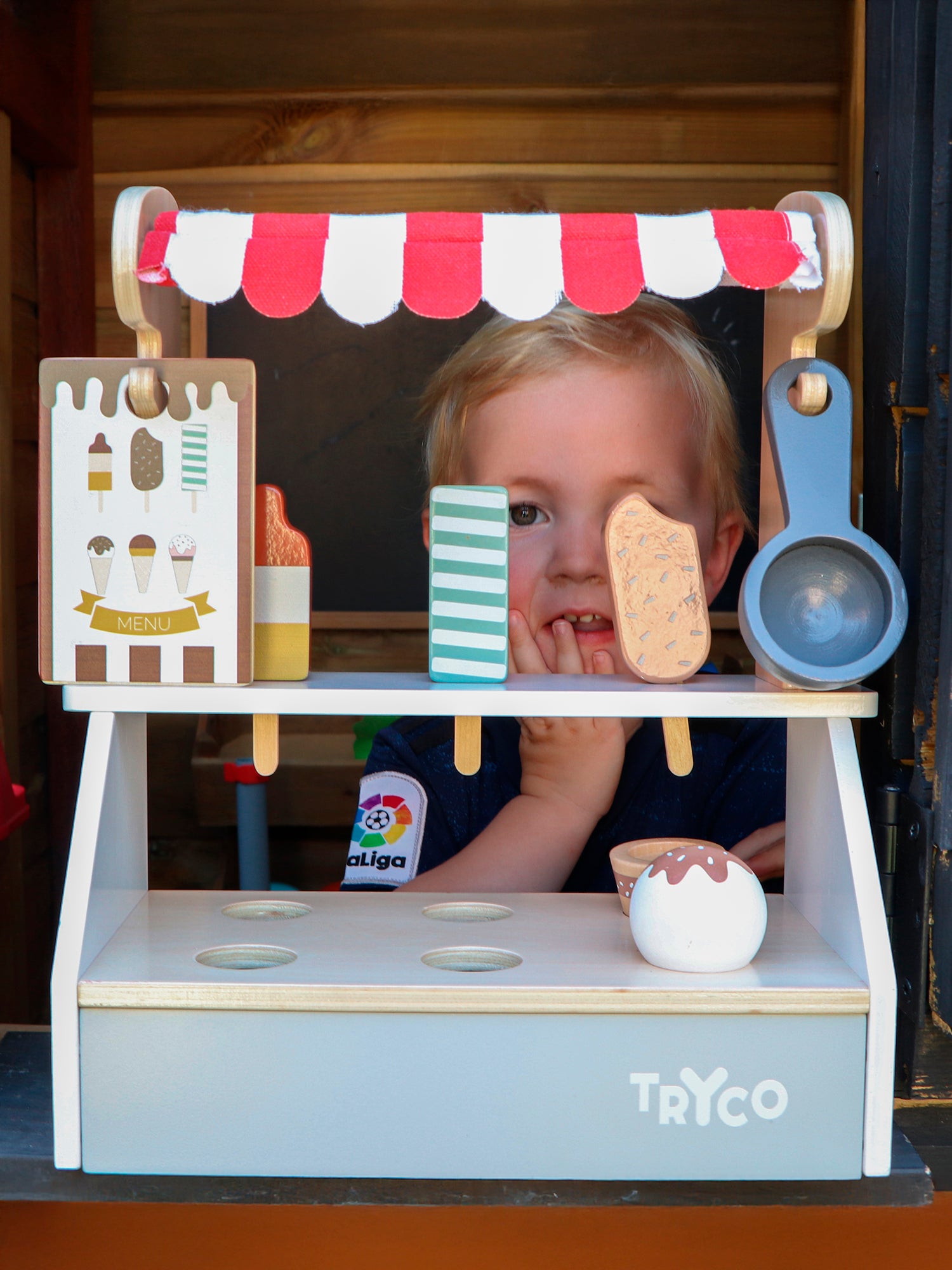 Wooden Ice Cream Shop