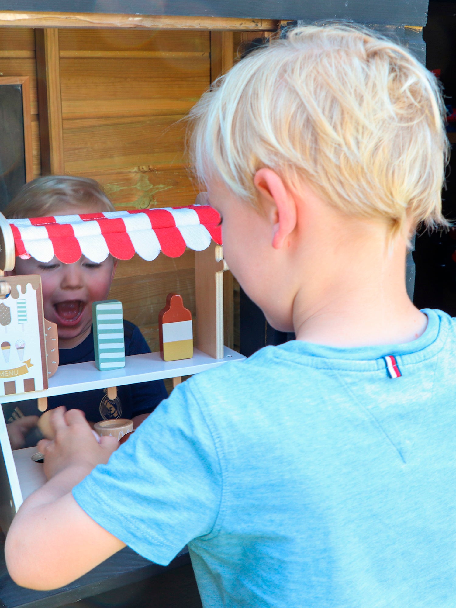 Wooden Ice Cream Shop
