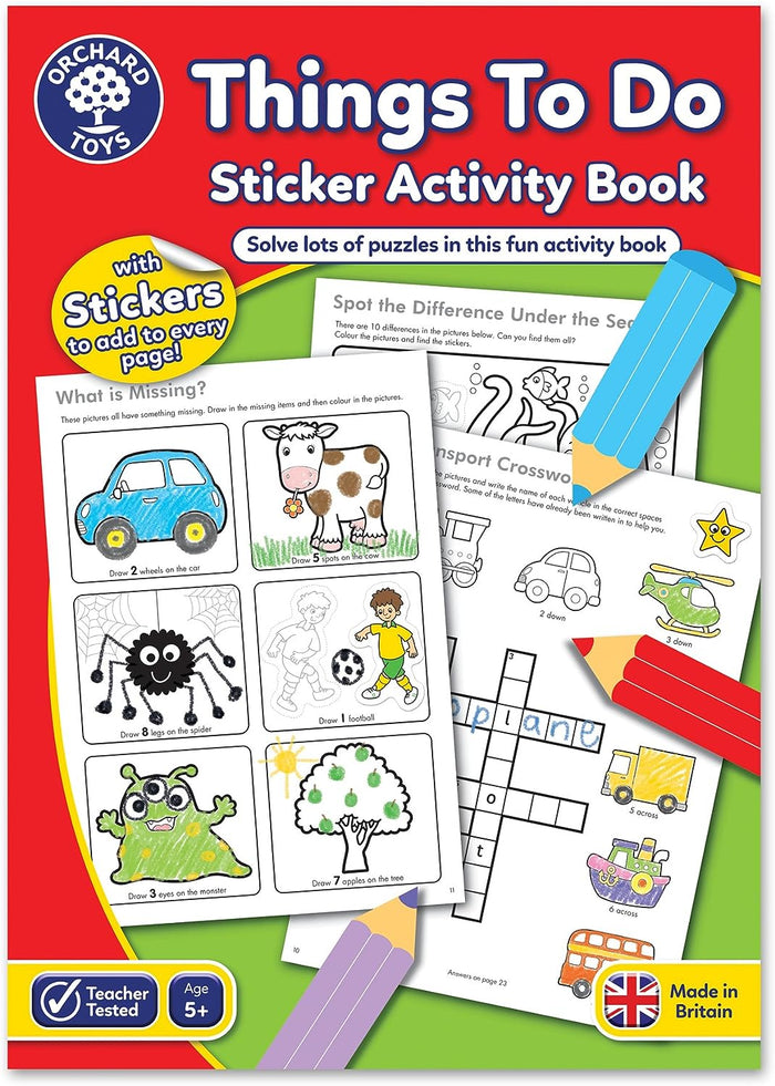 Orchard Toys - Things To Do Activity Book product image 1