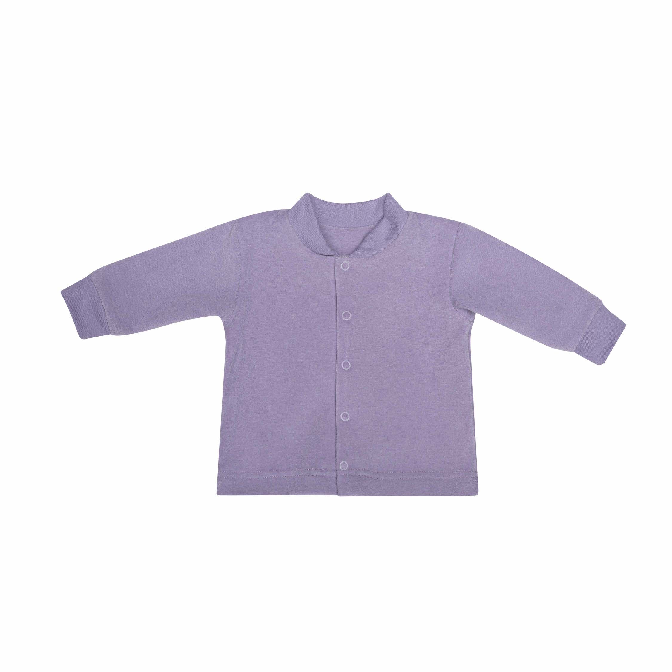 Wooly Organic Wooly Organic - Baby Velour Jacket (Purple) Coat & Jacket