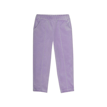 Wooly Organic - Kids Velour Trousers (Purple)