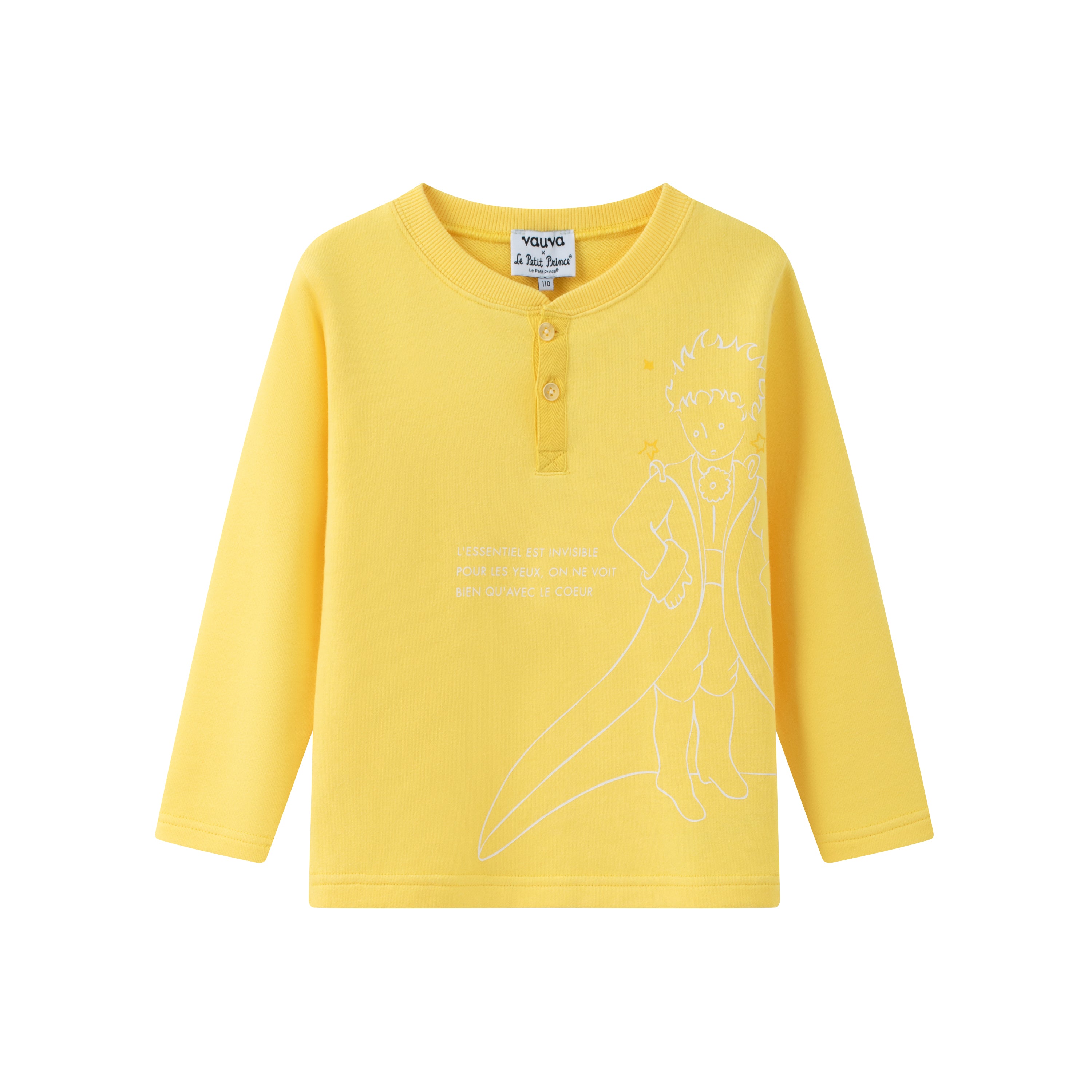 Vauva x Le Petit Prince Vauva x Le Petit Prince - kids Sweater & T-shirt (2 piece Set/Yellow) T-shirt
