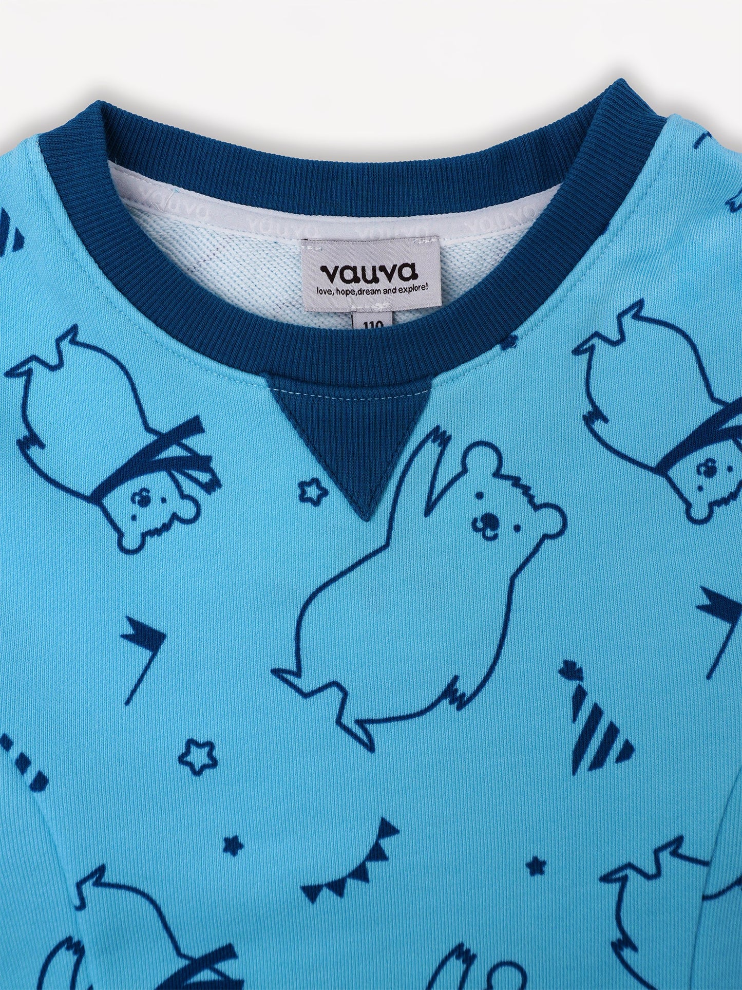 Bear-Print Sweatshirt