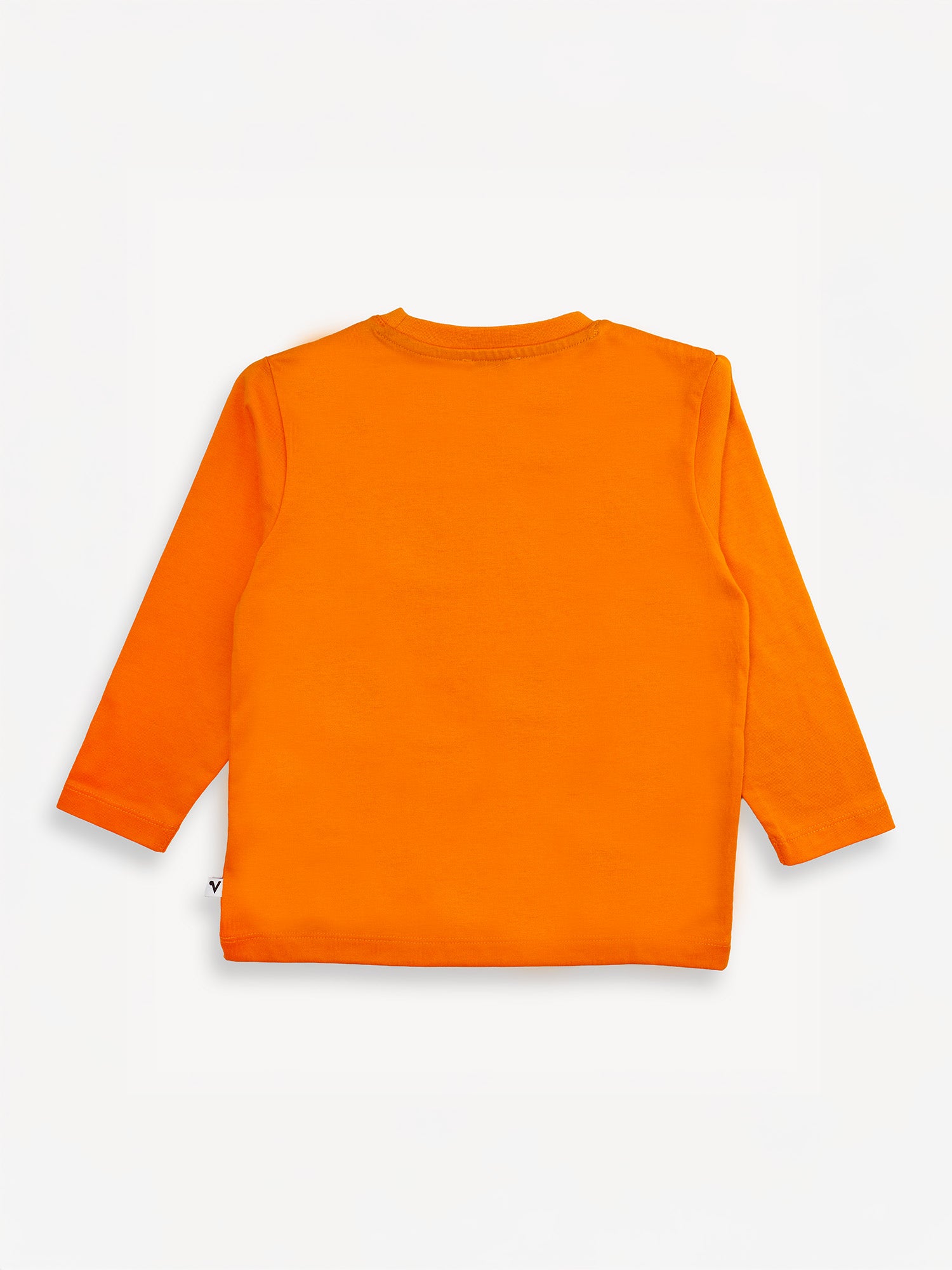 Owl-Printed Long Sleeve Tee