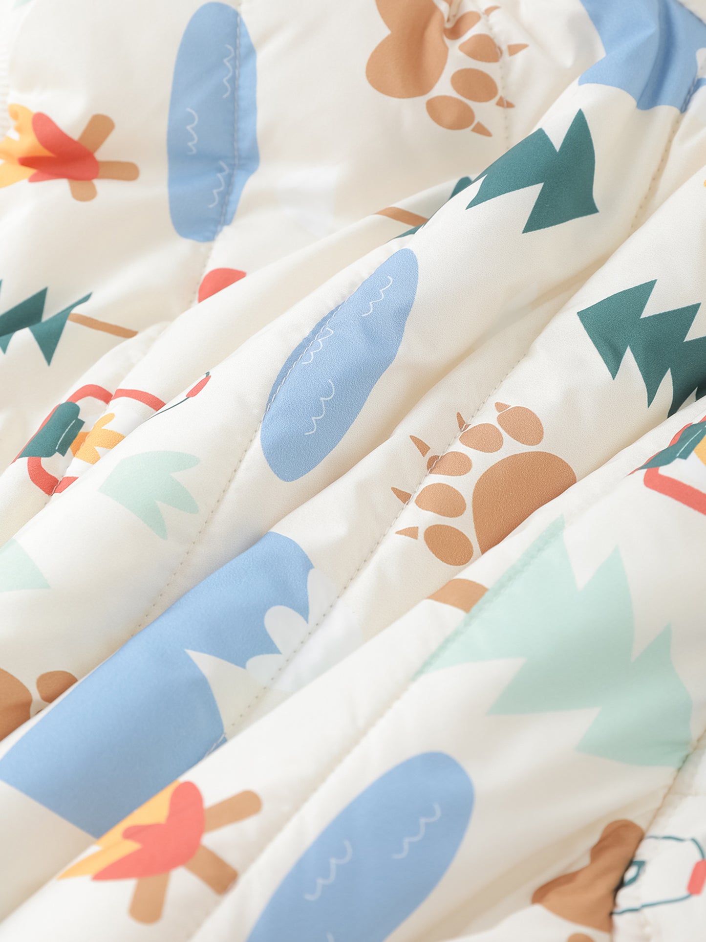 Baby Boys Quilted Reversible Patchwork Jacket