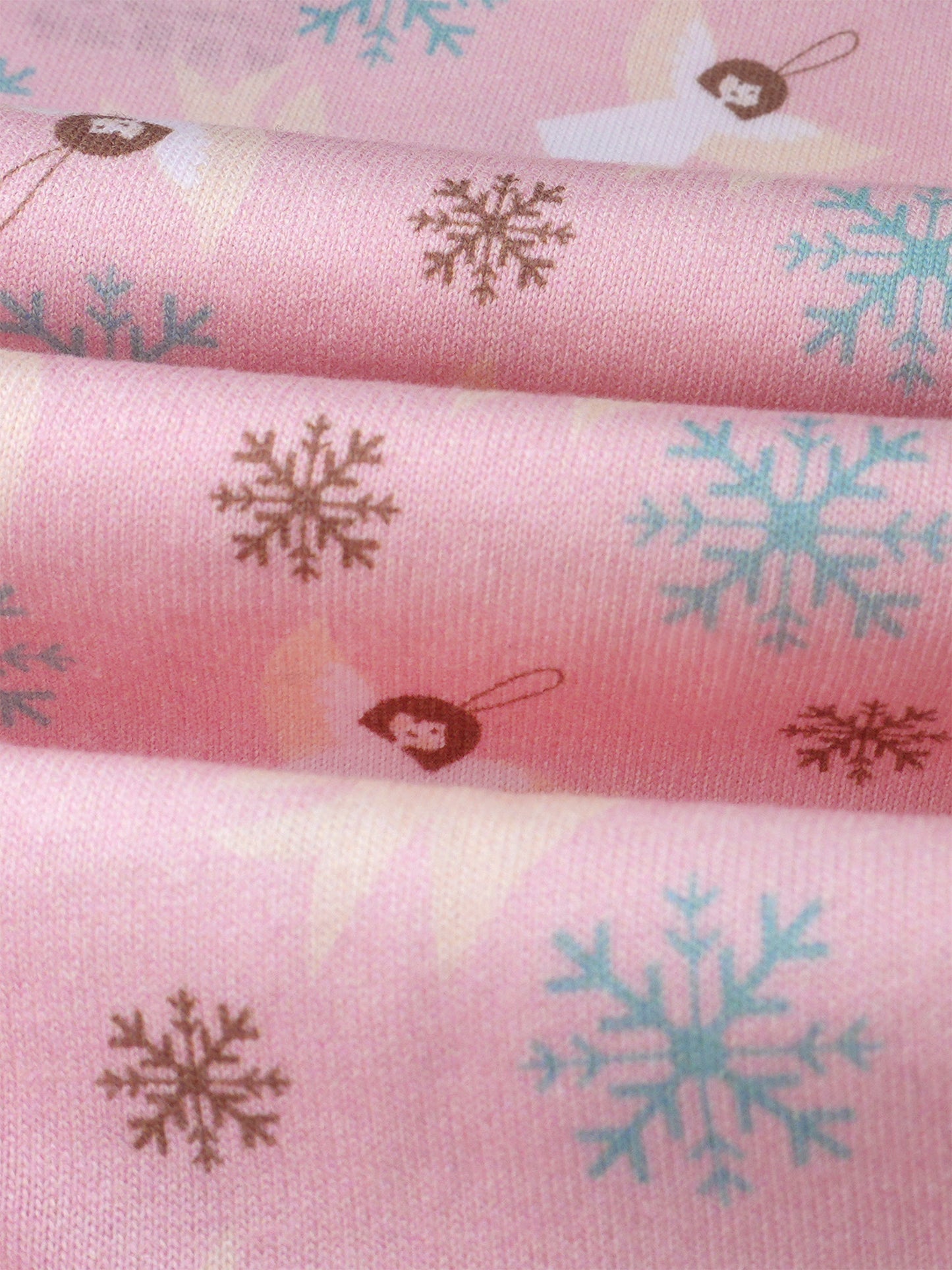 Angel-Print Ruffle Collar Romper