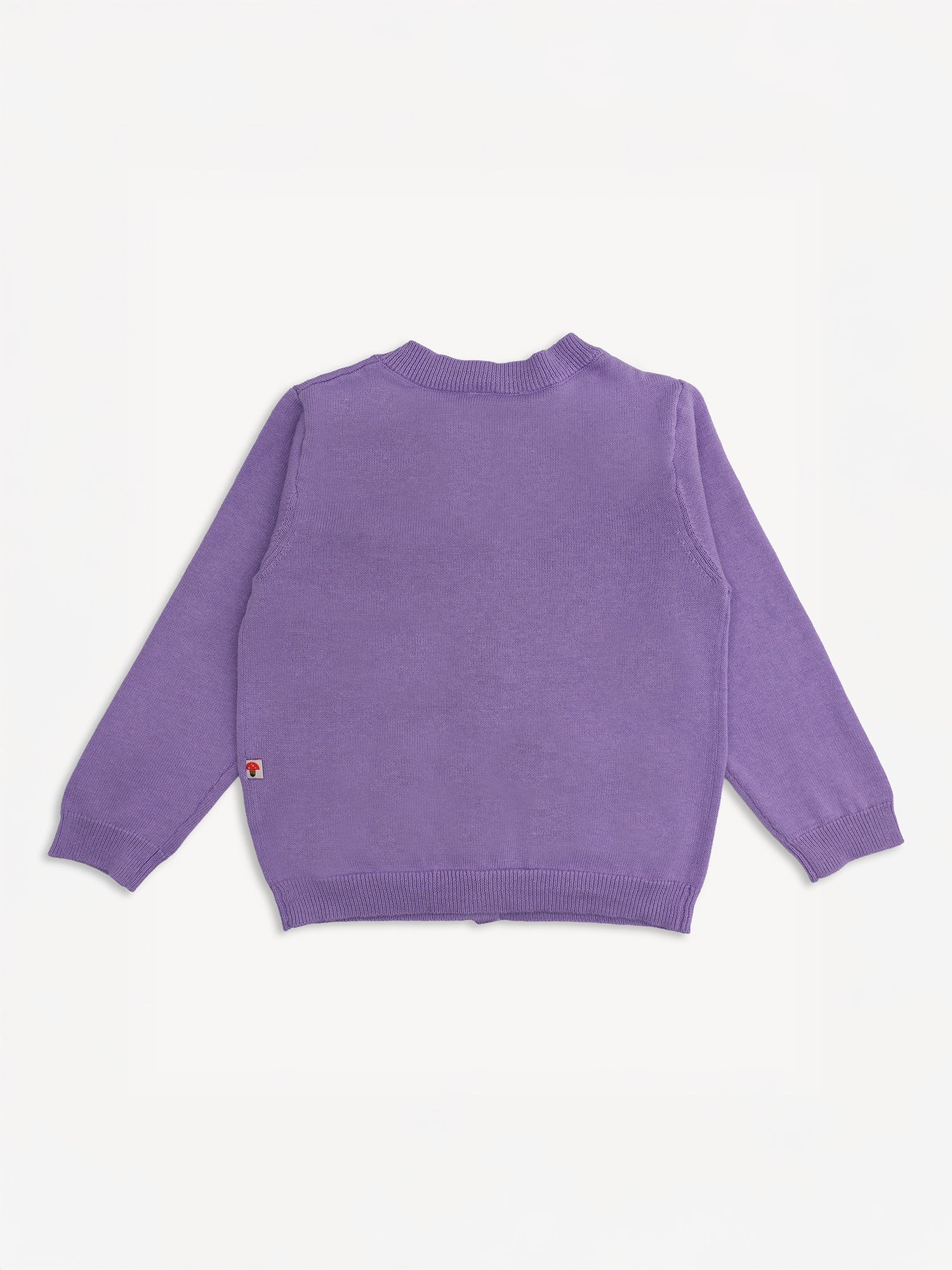 Kid Bunny Embroidery Cardigan