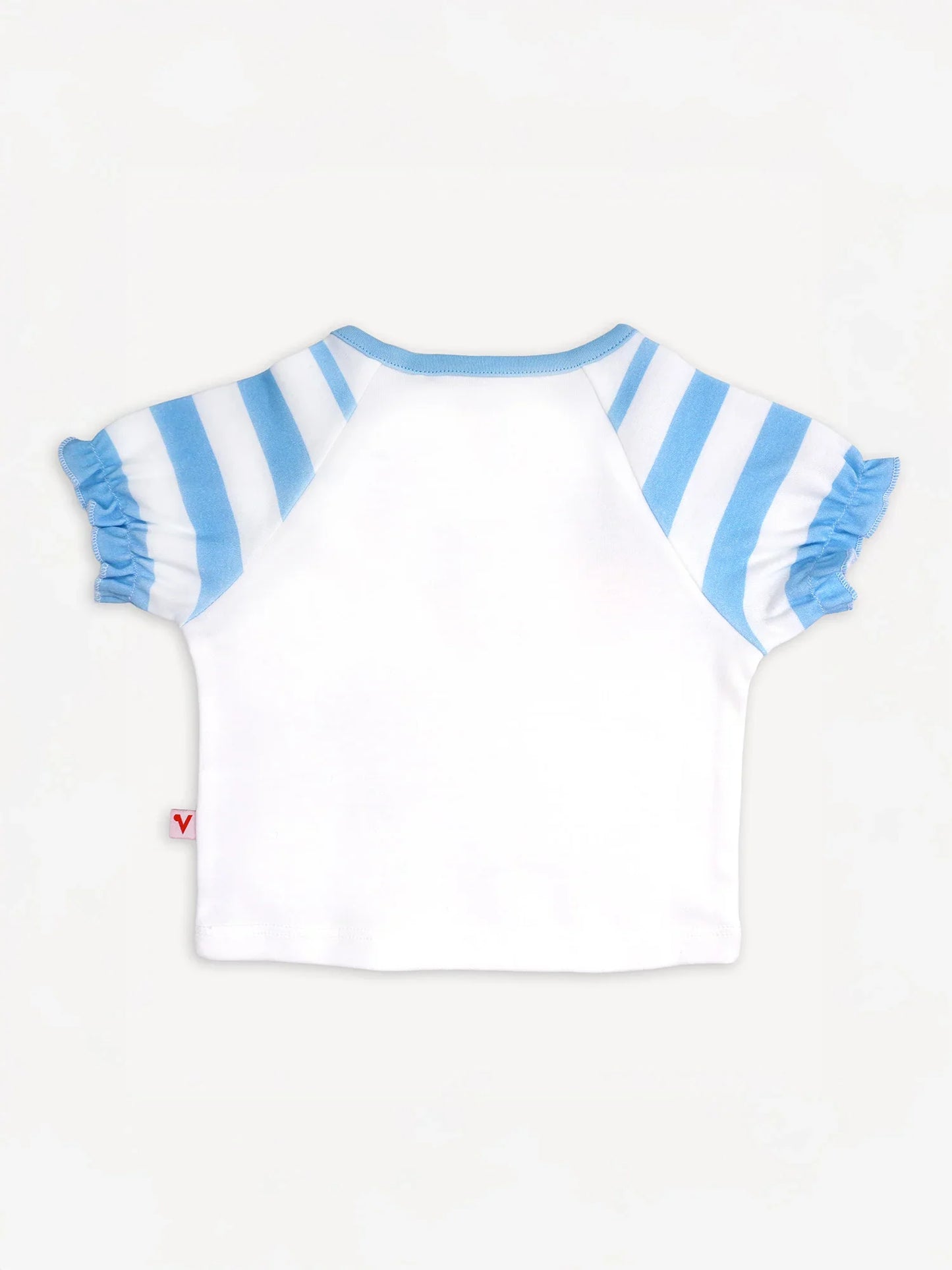 Baby Short Puff Sleeve Berries Print Tee