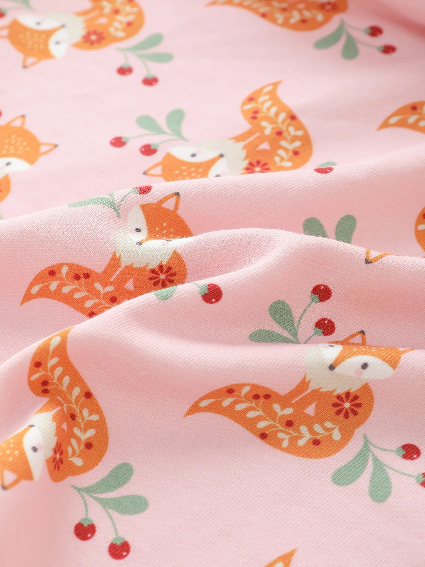 Girls' Printed Long‑Sleeve Dress