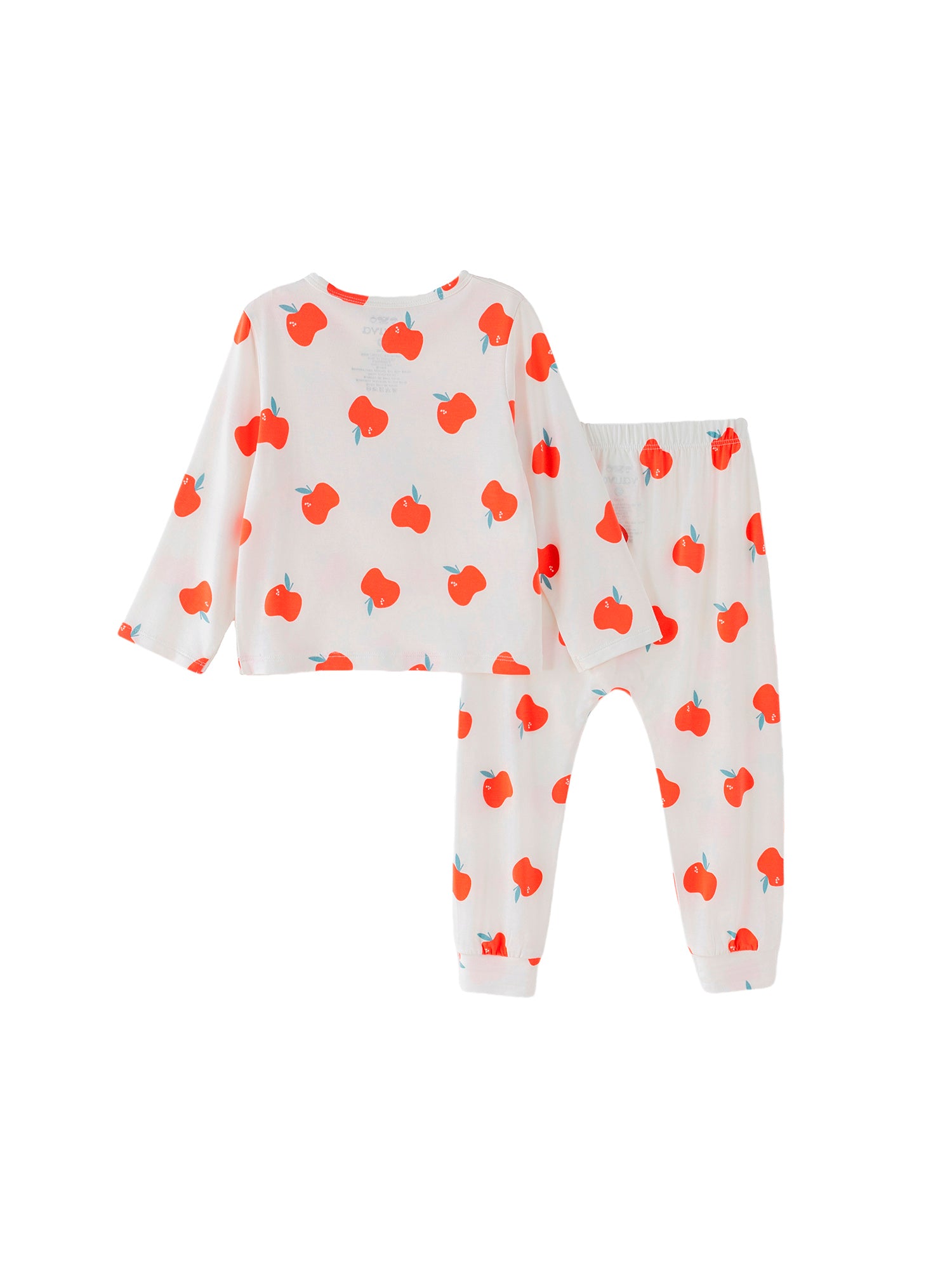Baby Allover Print Long-Sleeved Top And Bottom Set