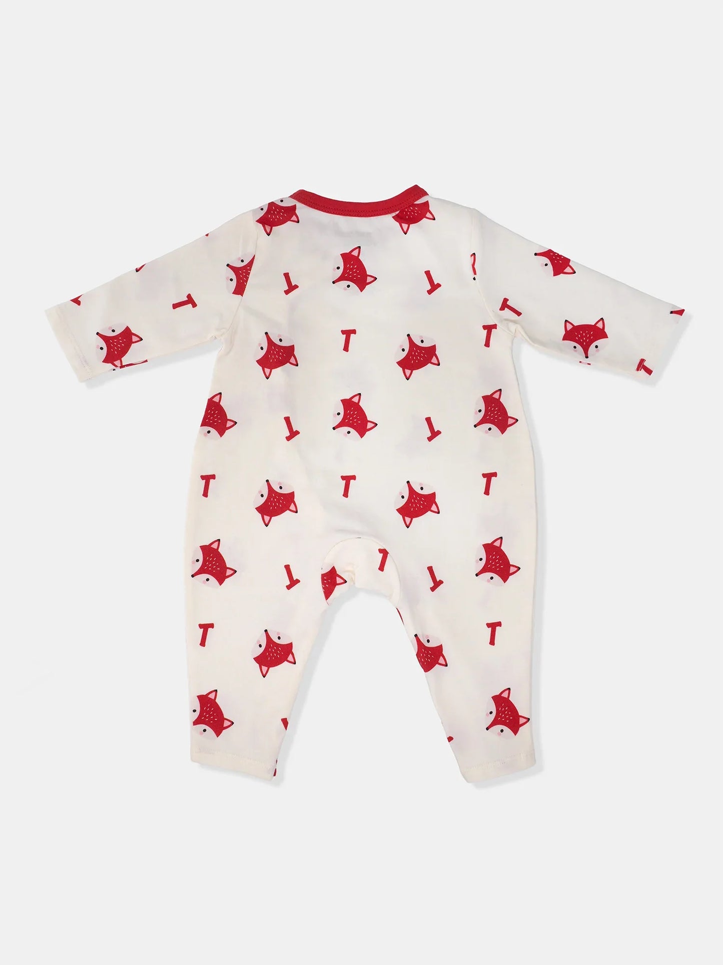 Baby's Romper And Bib Set