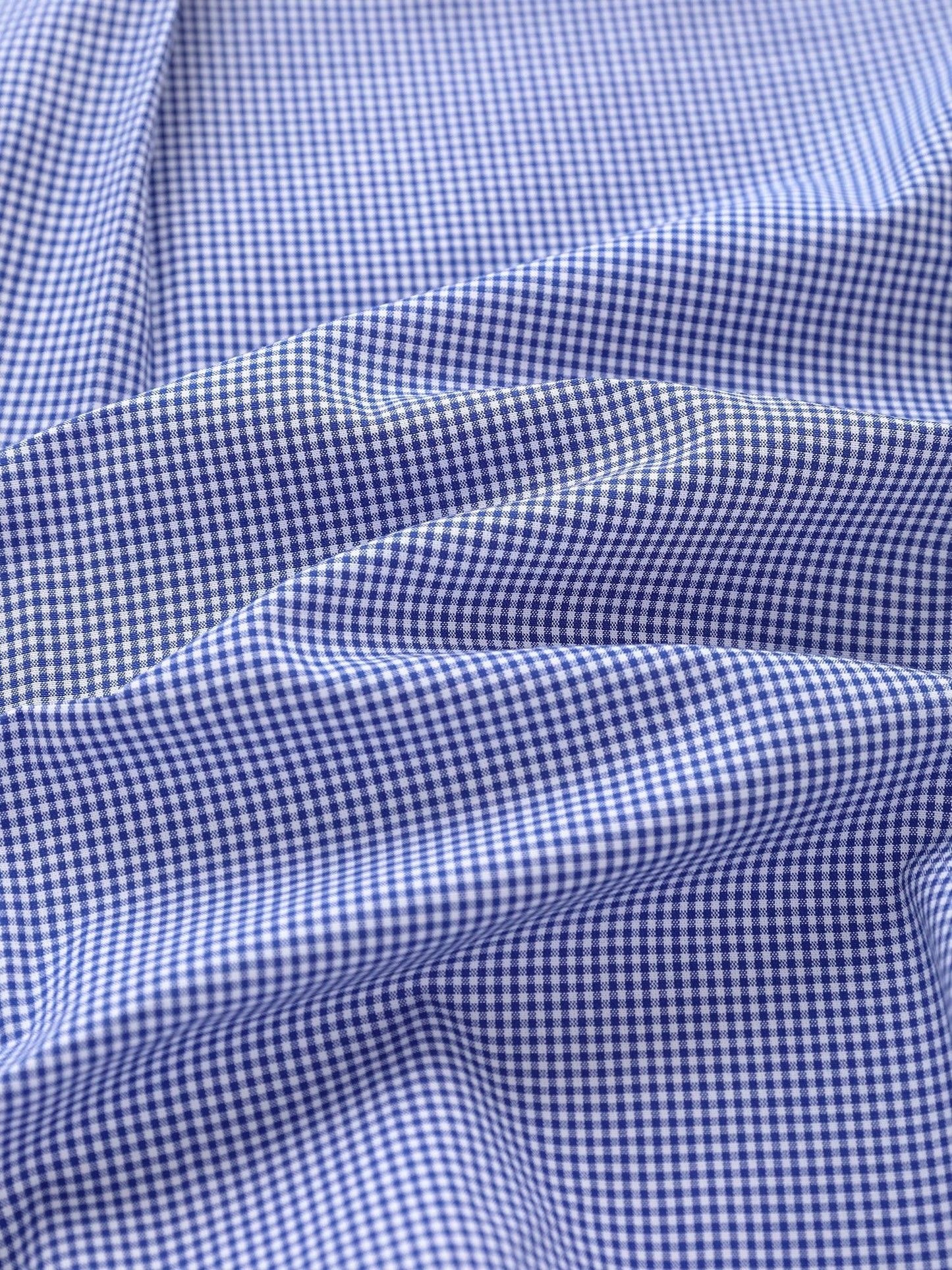 Kids Gingham Short Sleeve Button‑Up Shirt with Patch Embroidery