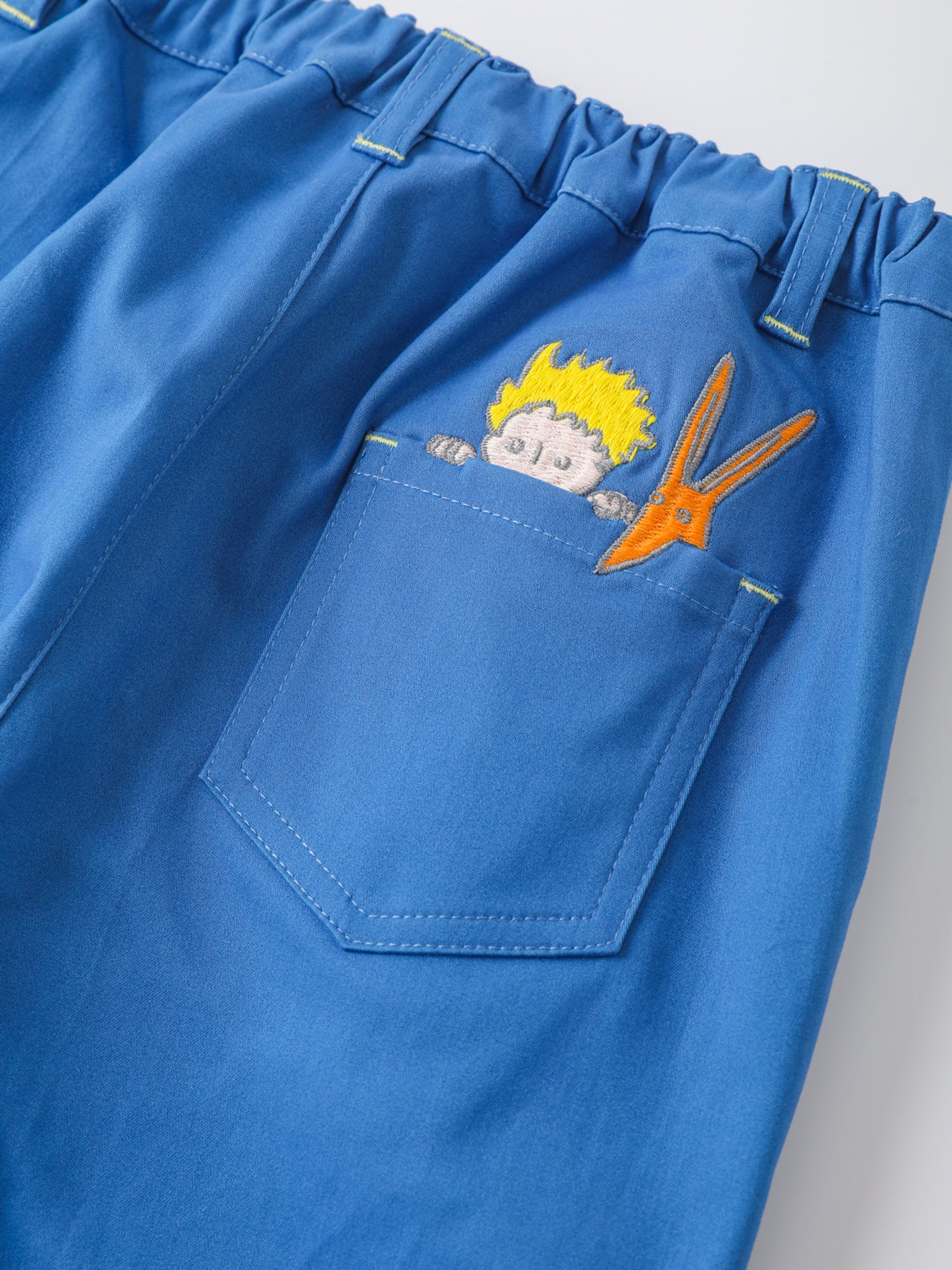 Boys Embroidery Slim Fit Pants