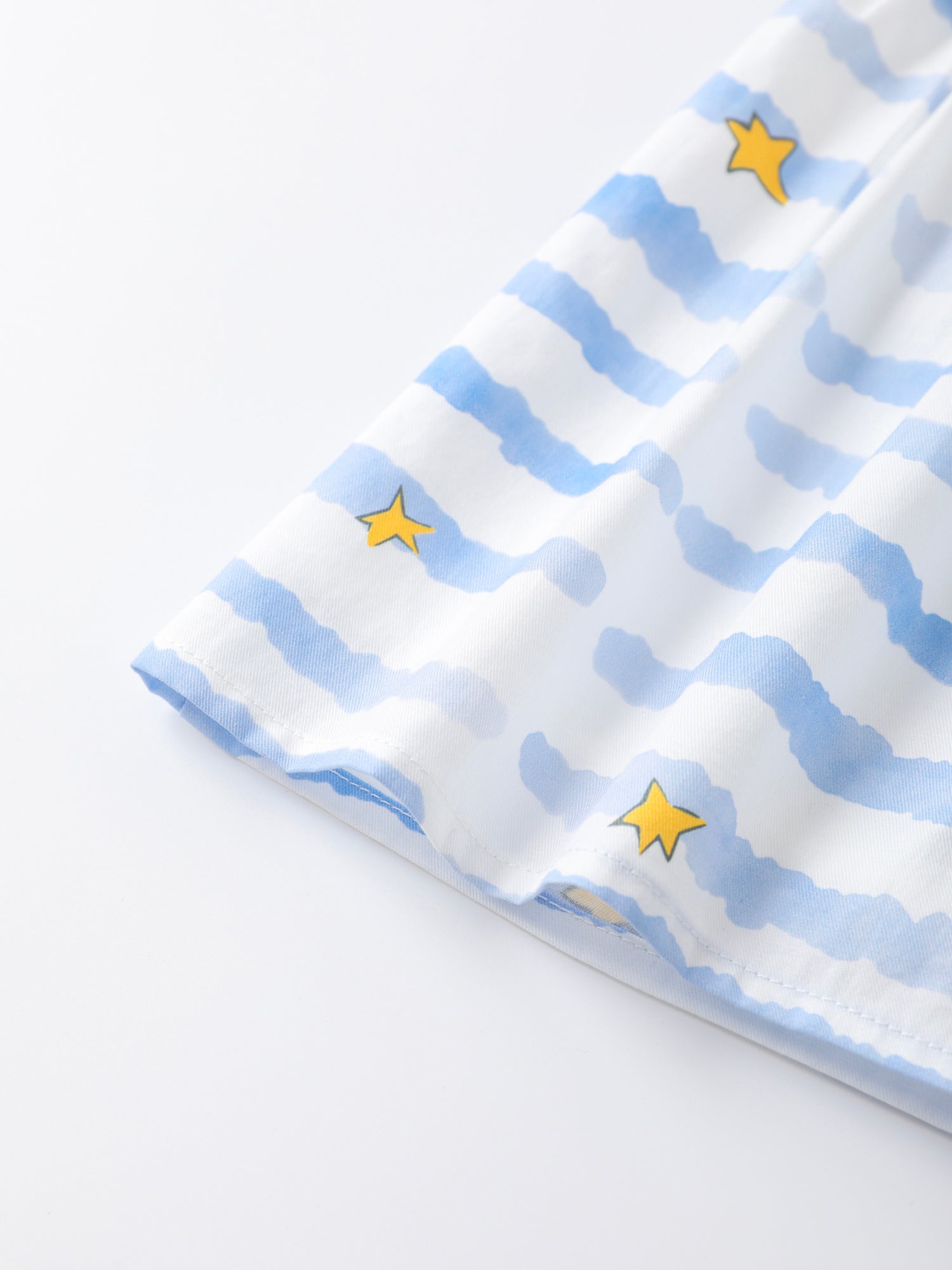 Girls Two Tone Print Dress