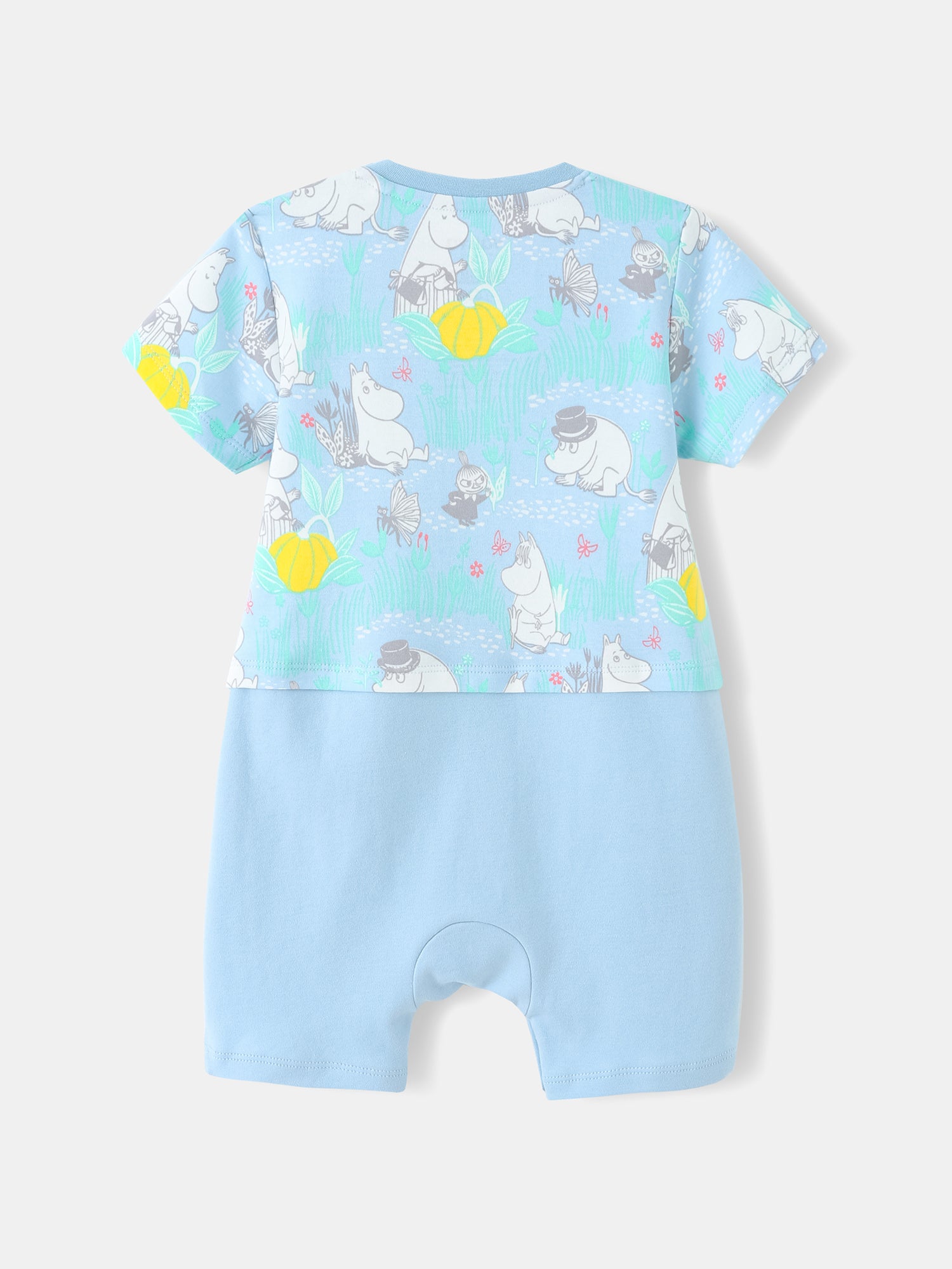 Baby Short Sleeve All-Over Print Romper