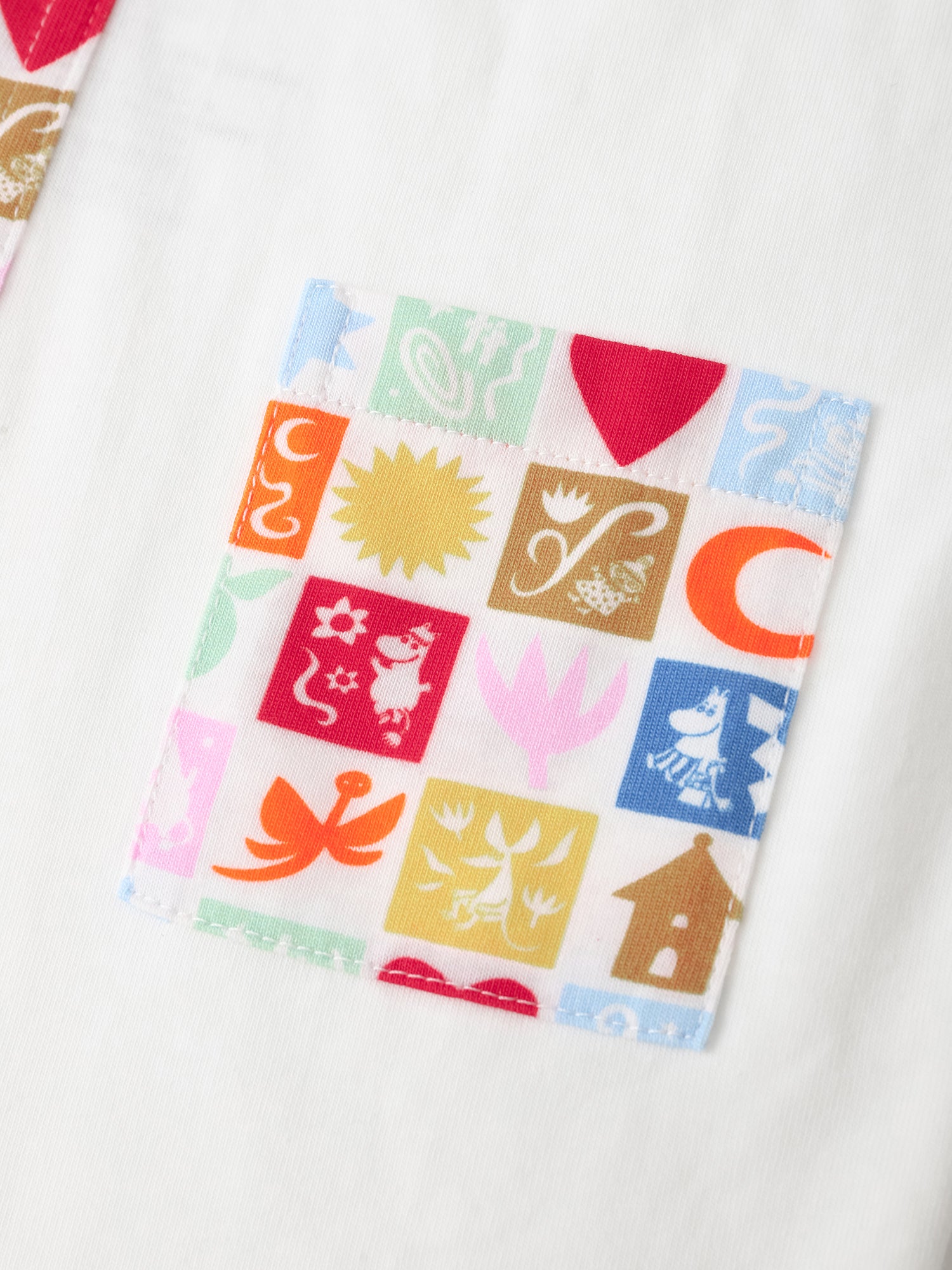 Moomin 80Th Anniversary Baby Short Sleeve Pocket Tee And Shorts Set