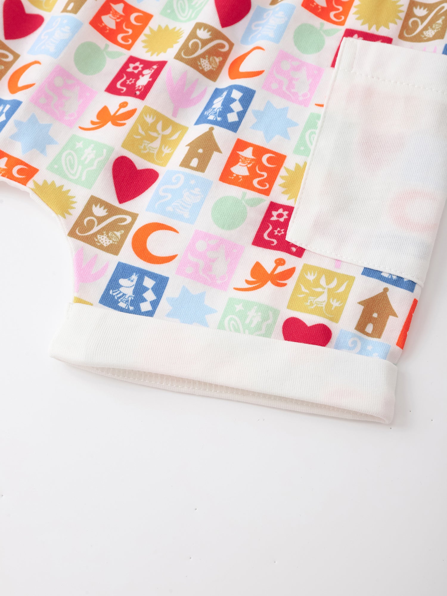 Moomin 80Th Anniversary Baby Short Sleeve Pocket Tee And Shorts Set