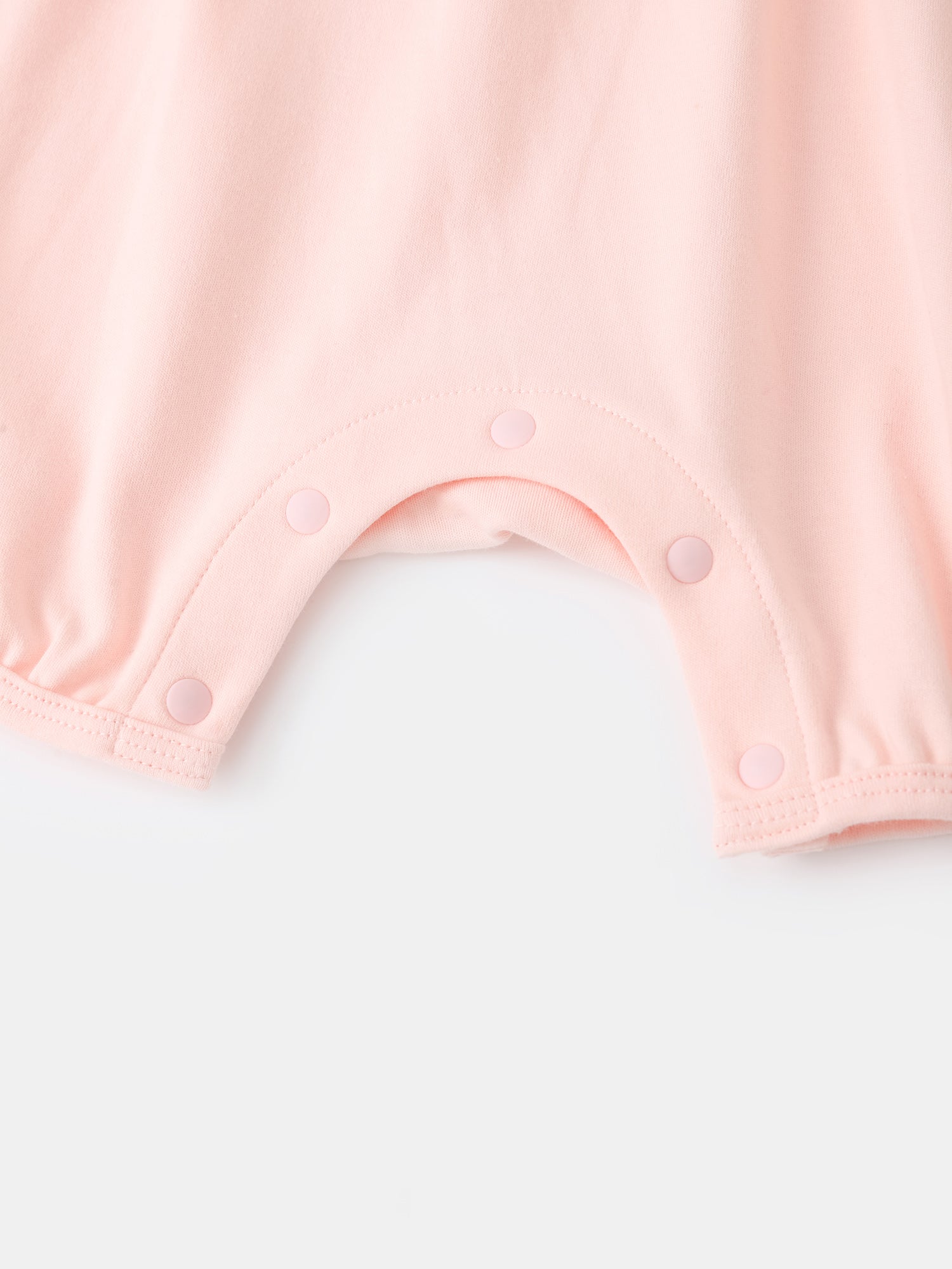 Baby Peter Pan Collar Puff Sleeve Romper