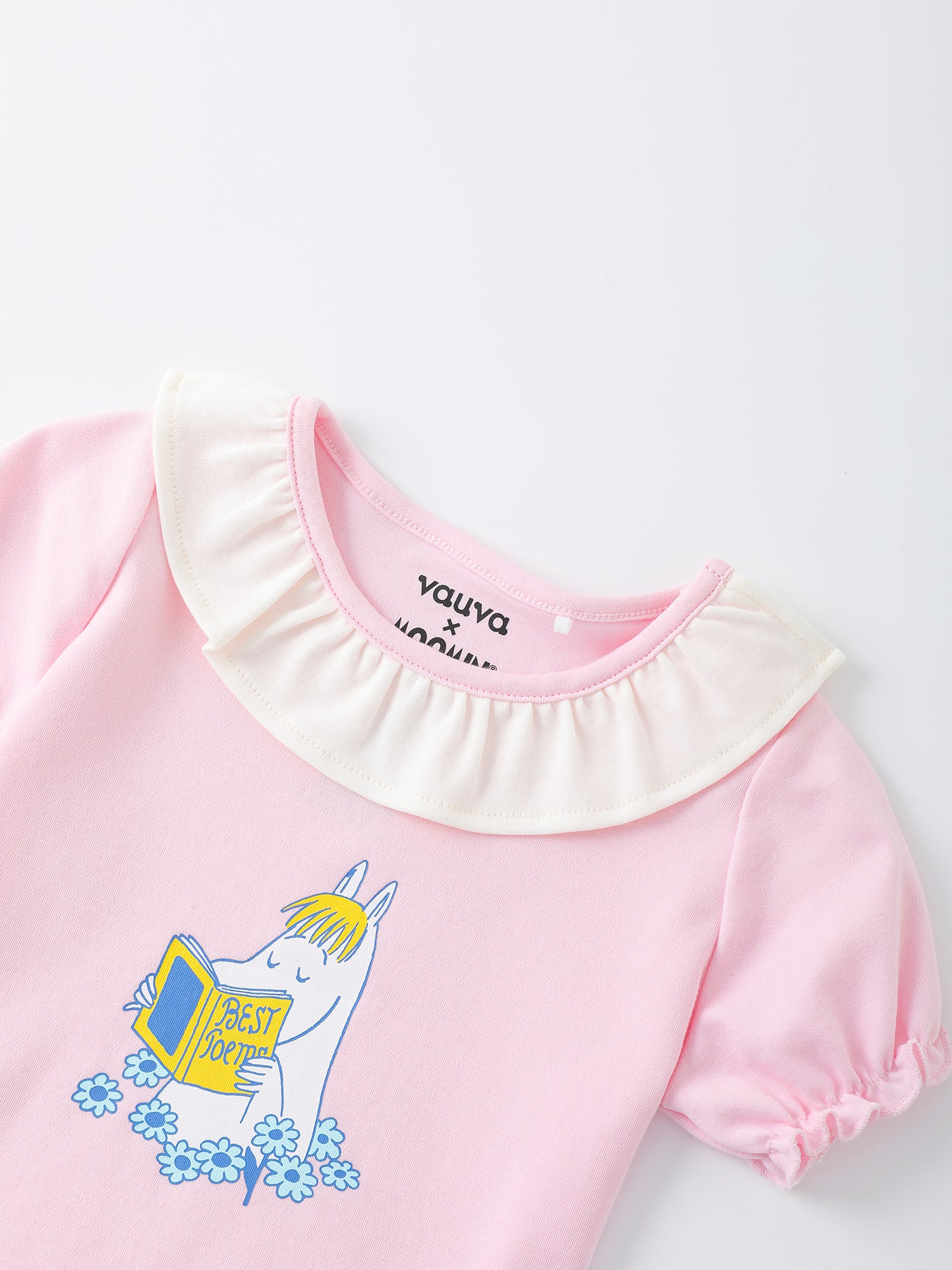 Baby Ruffle‑Neck Graphic T‑Shirt