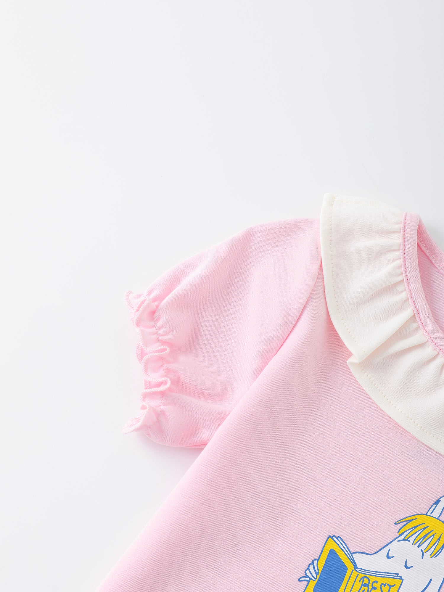 Baby Ruffle‑Neck Graphic T‑Shirt