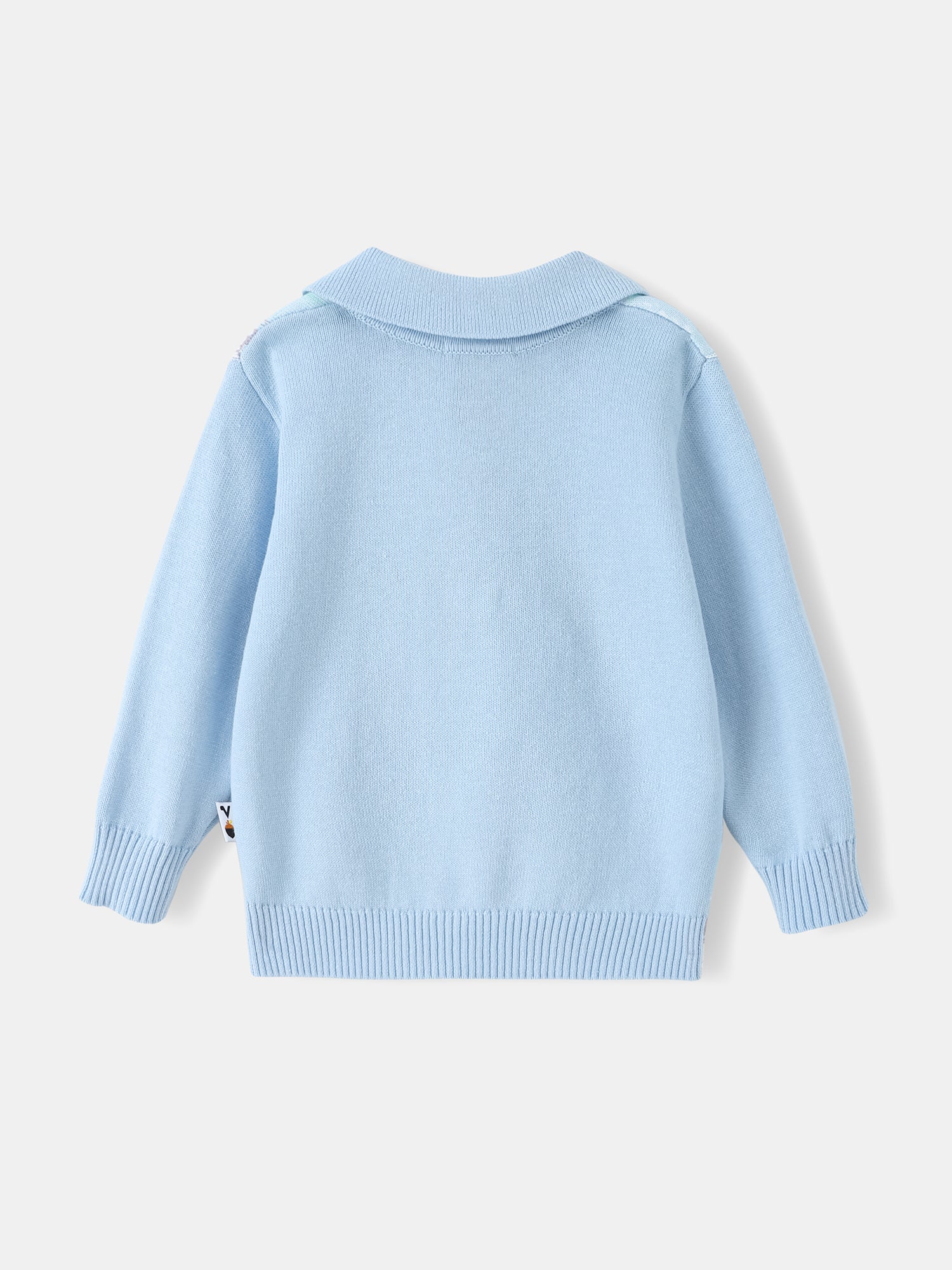 Baby Polo Neck Print Cardigan